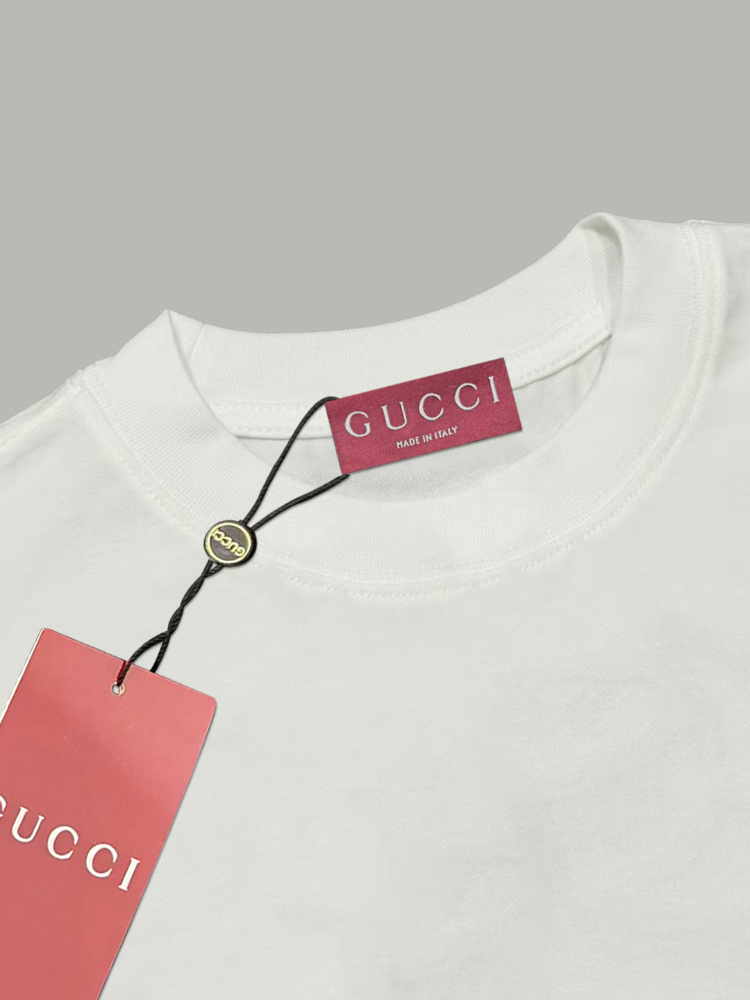 Gucci gucci/古驰《 logo字母》 发泡双纱纯棉短袖