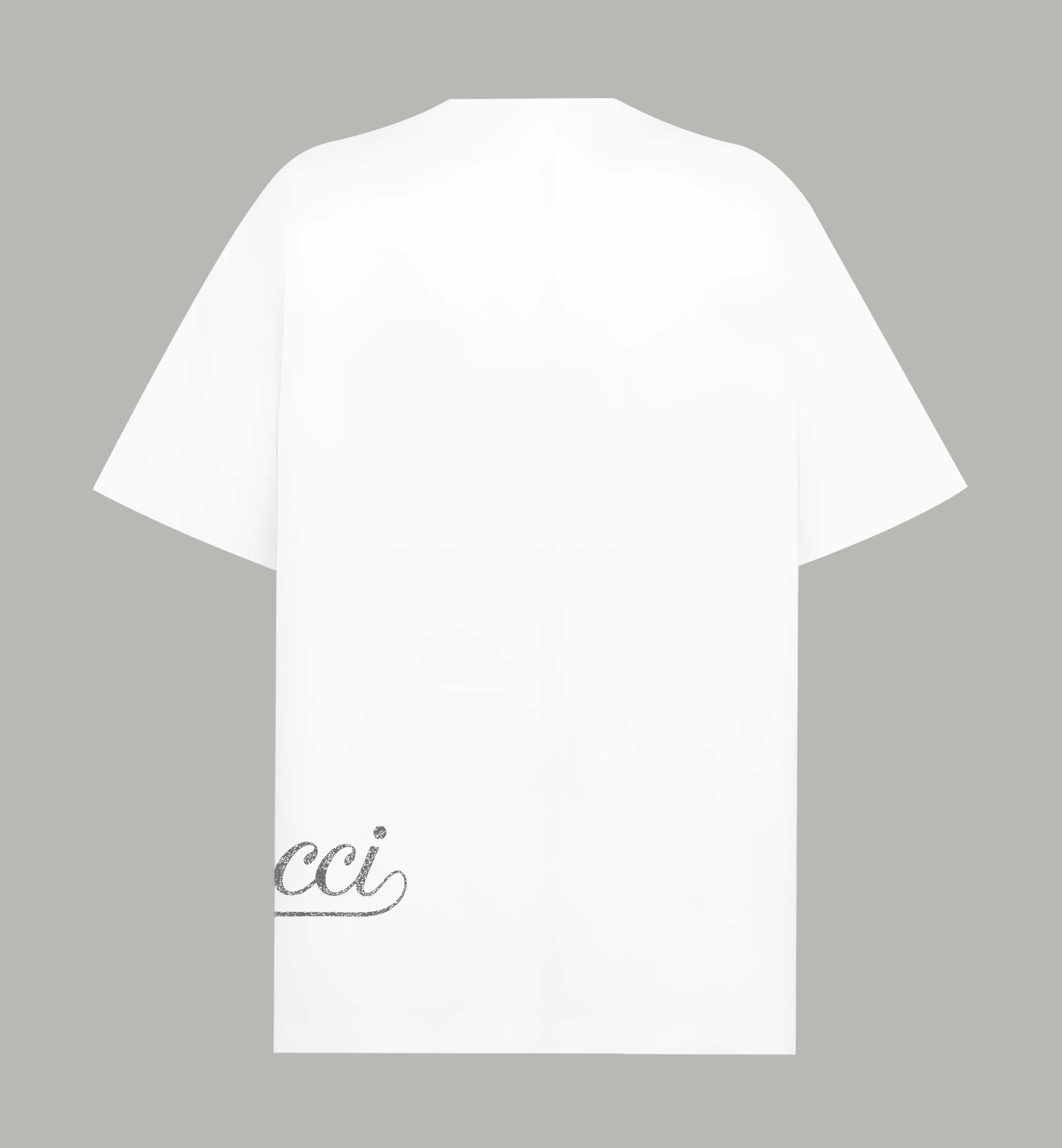 Gucci gucci/古驰《 下摆做旧logo字母》 印花双纱纯棉短袖