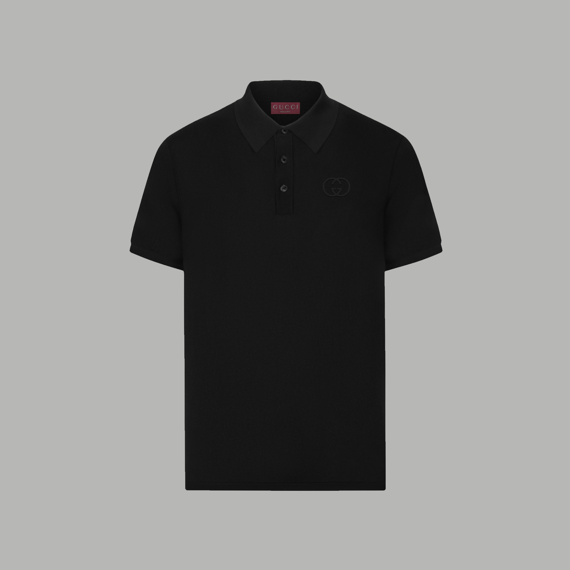 Gucci 款式： gucci/古驰 发泡 logo字母 翻领Polo衫短袖