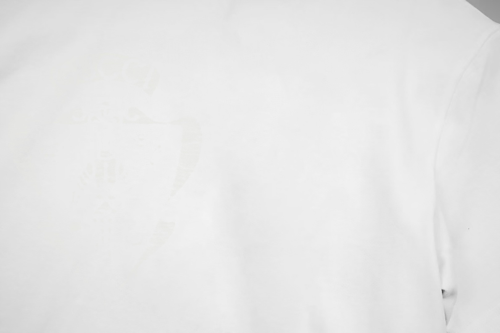 Gucci gucci/古驰《 限定破损logo字母》 印花双纱纯棉短袖