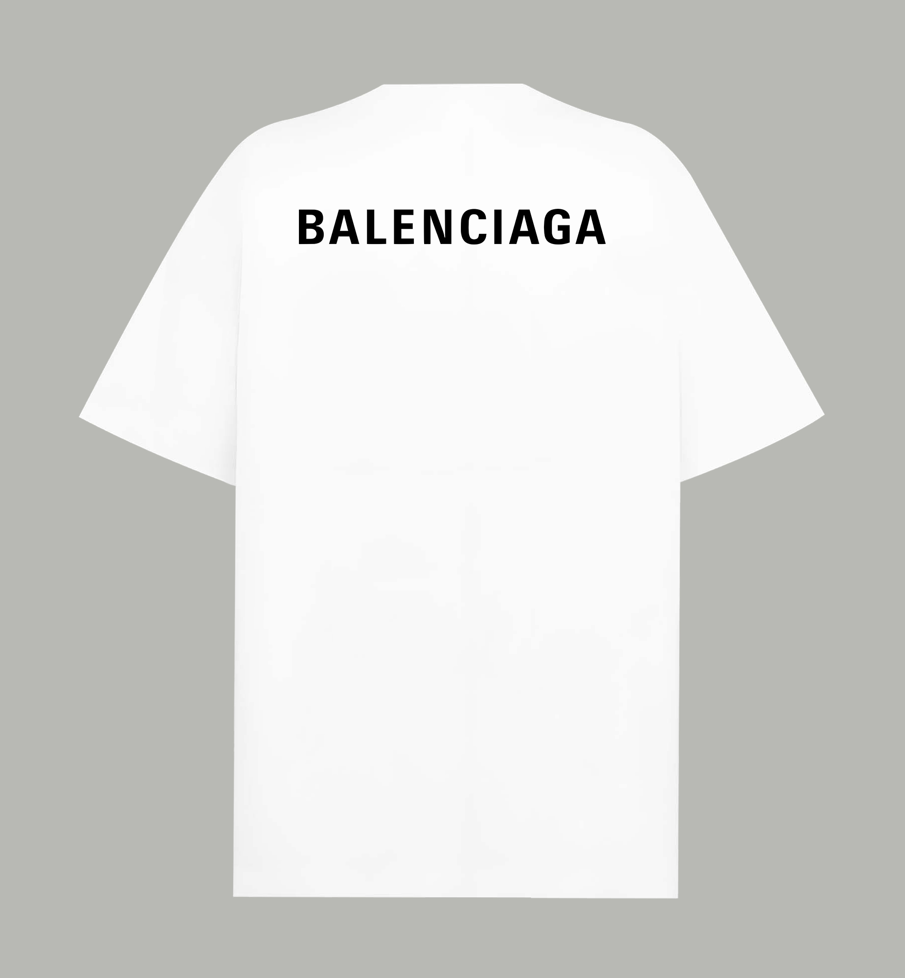 Balenciaga BALENCIAGA/巴黎世家《 前后字母logo》 印花双纱纯棉短袖