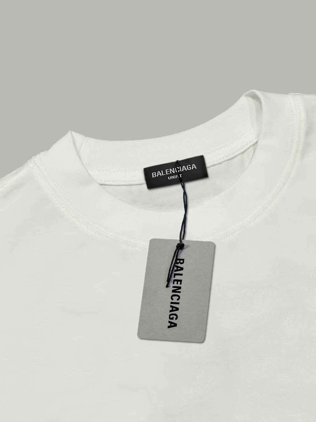 Balenciaga BALENCIAGA/巴黎世家《 前后字母logo》 印花双纱纯棉短袖