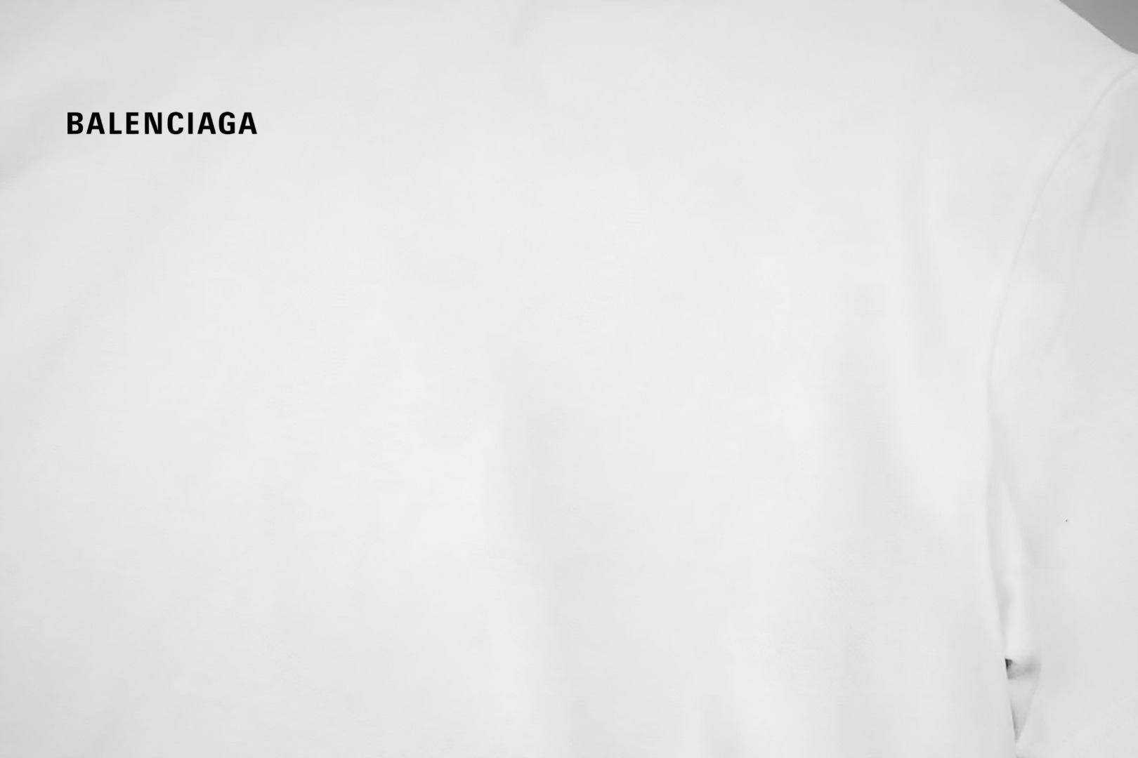 Balenciaga BALENCIAGA/巴黎世家《 前后logo字母》 印花双纱纯棉短袖
