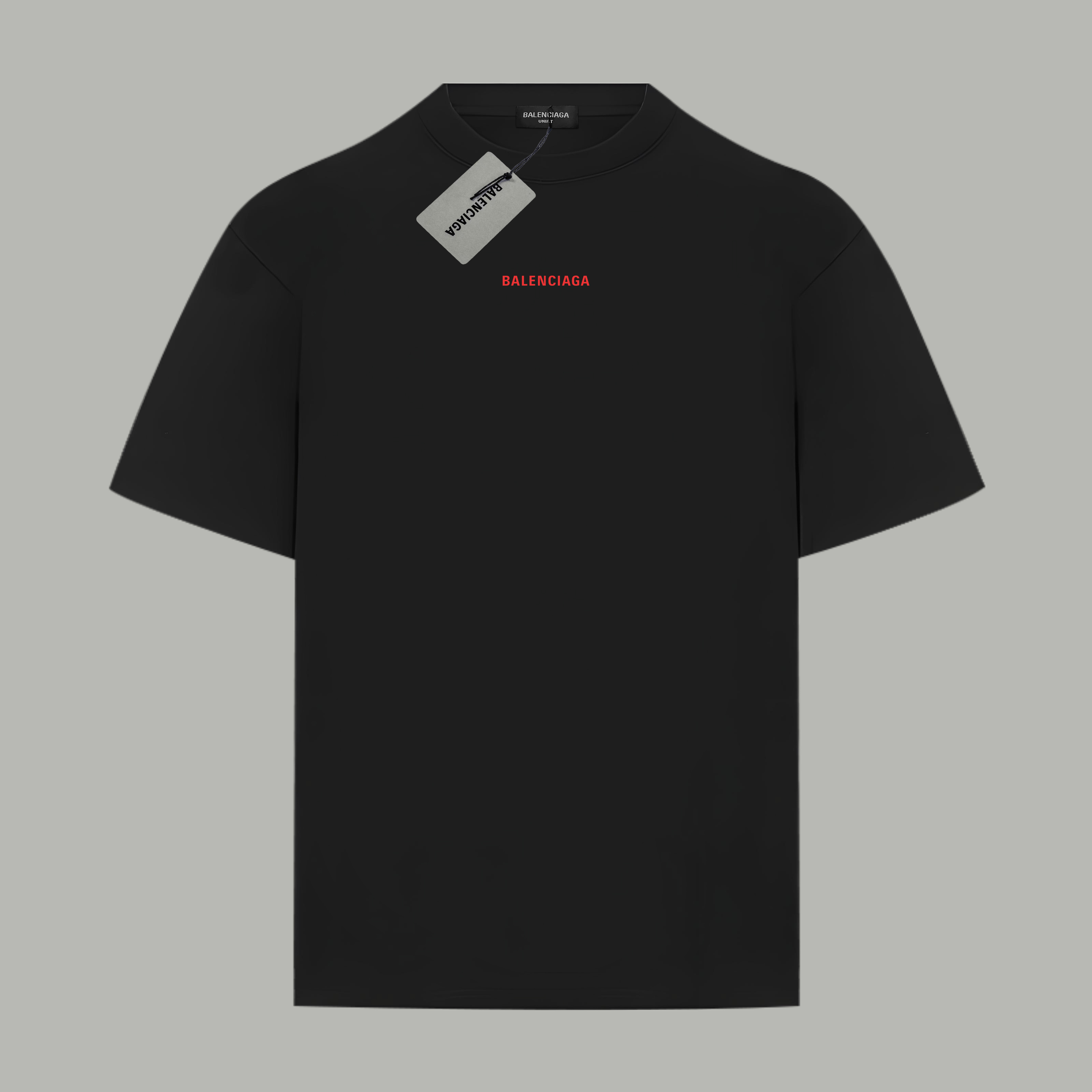 Balenciaga BALENCIAGA/巴黎世家《 前后logo字母》 印花双纱纯棉短袖