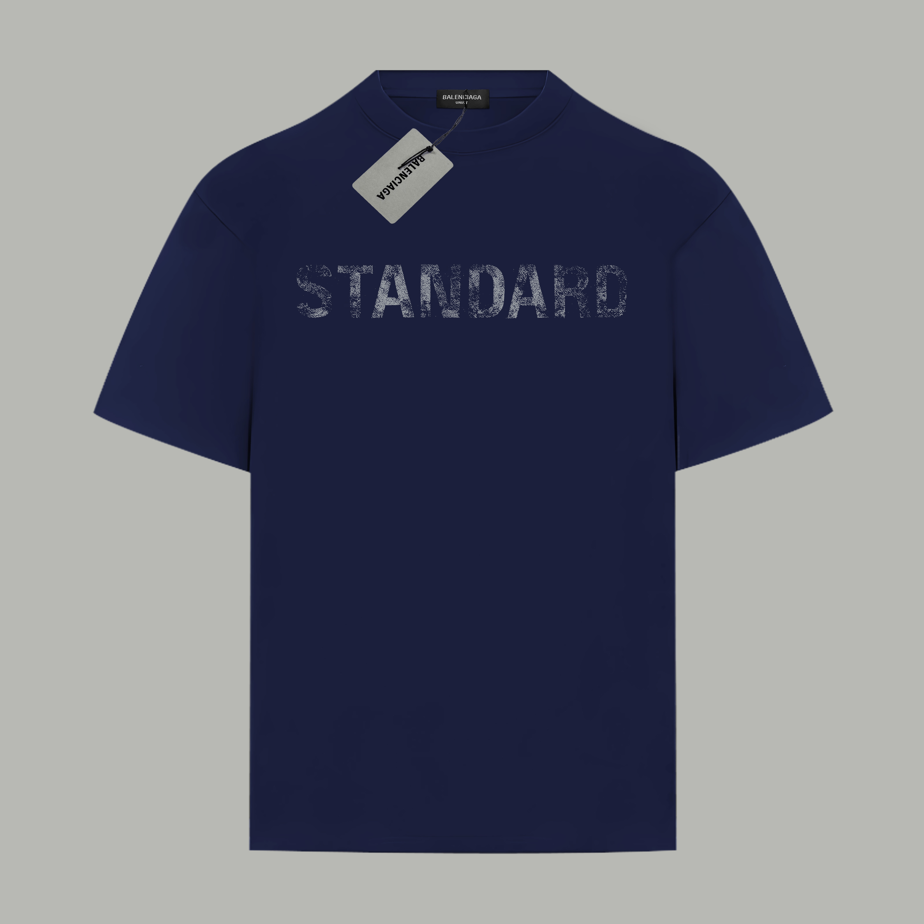 Balenciaga BALENCIAGA/巴黎世家《 限定做旧破损logo字母》 印花双纱纯棉短袖