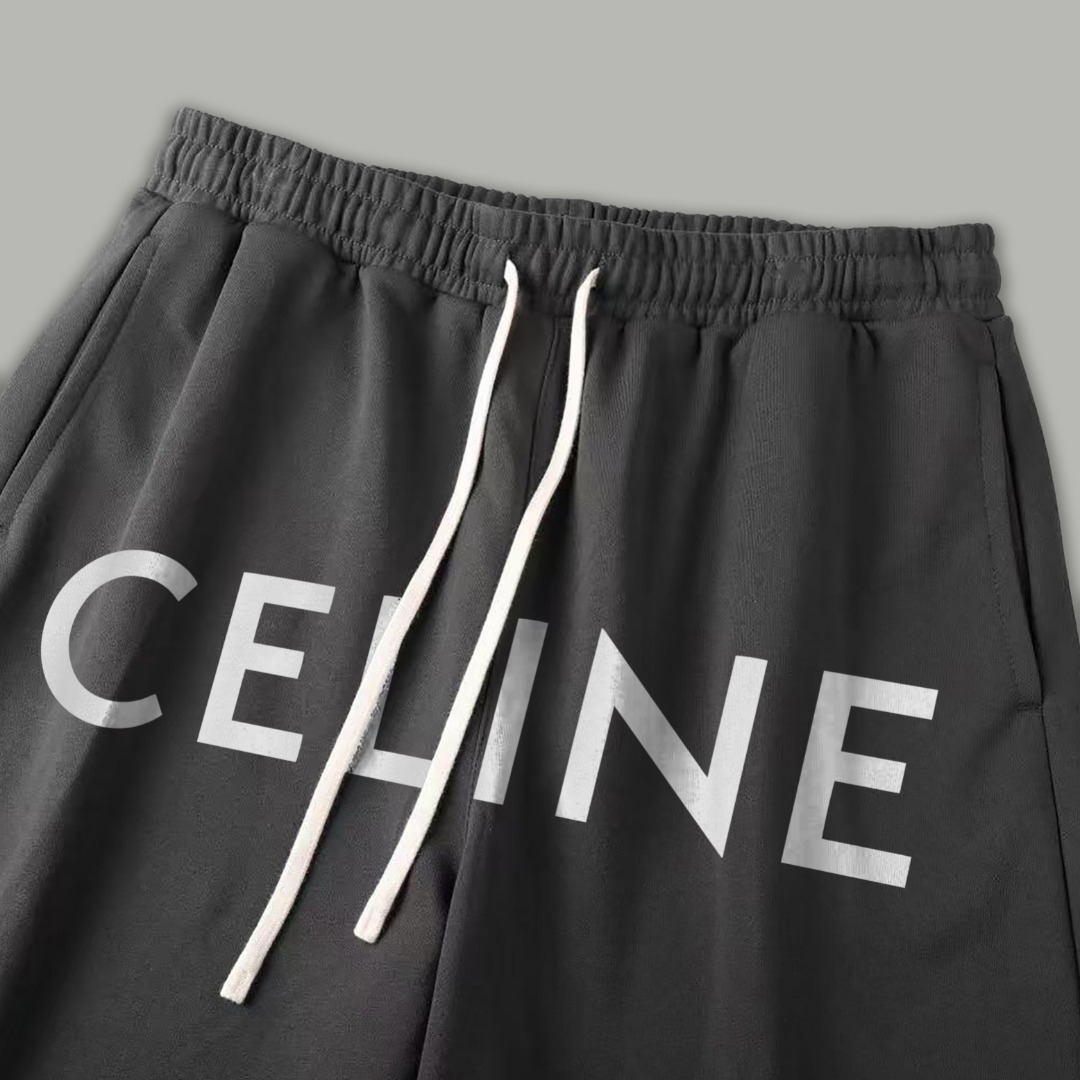 Celine Celine/ 赛琳《 字母logo》 毛圈短裤