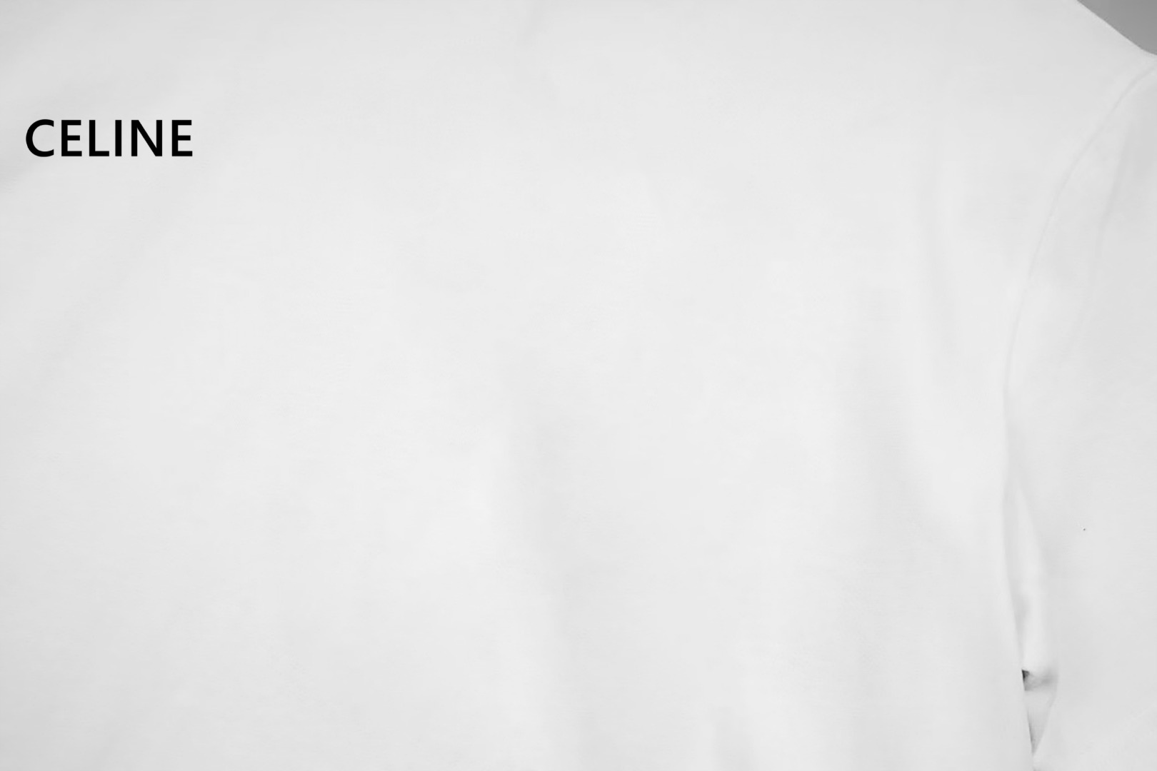 Celine Celine/ 赛琳 《 凯旋门小logo字母》 印花双纱纯棉短袖