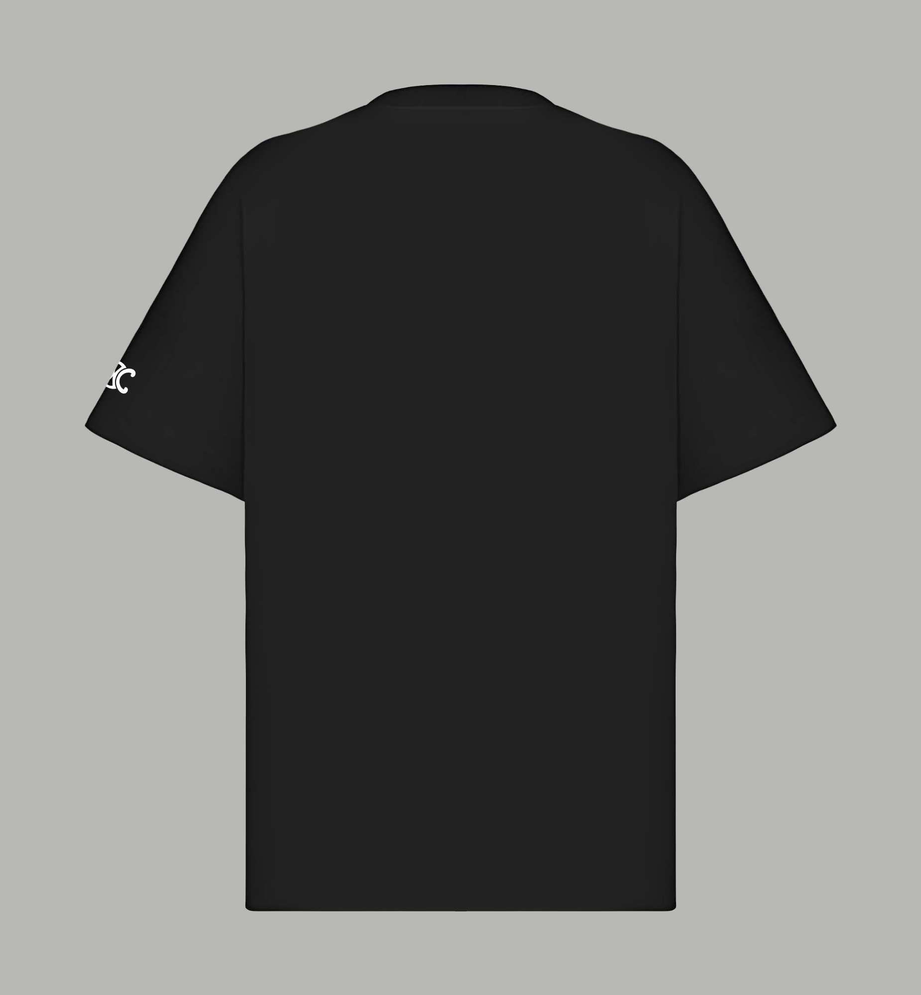 Celine Celine/ 赛琳 《 凯旋门小logo字母》 印花双纱纯棉短袖
