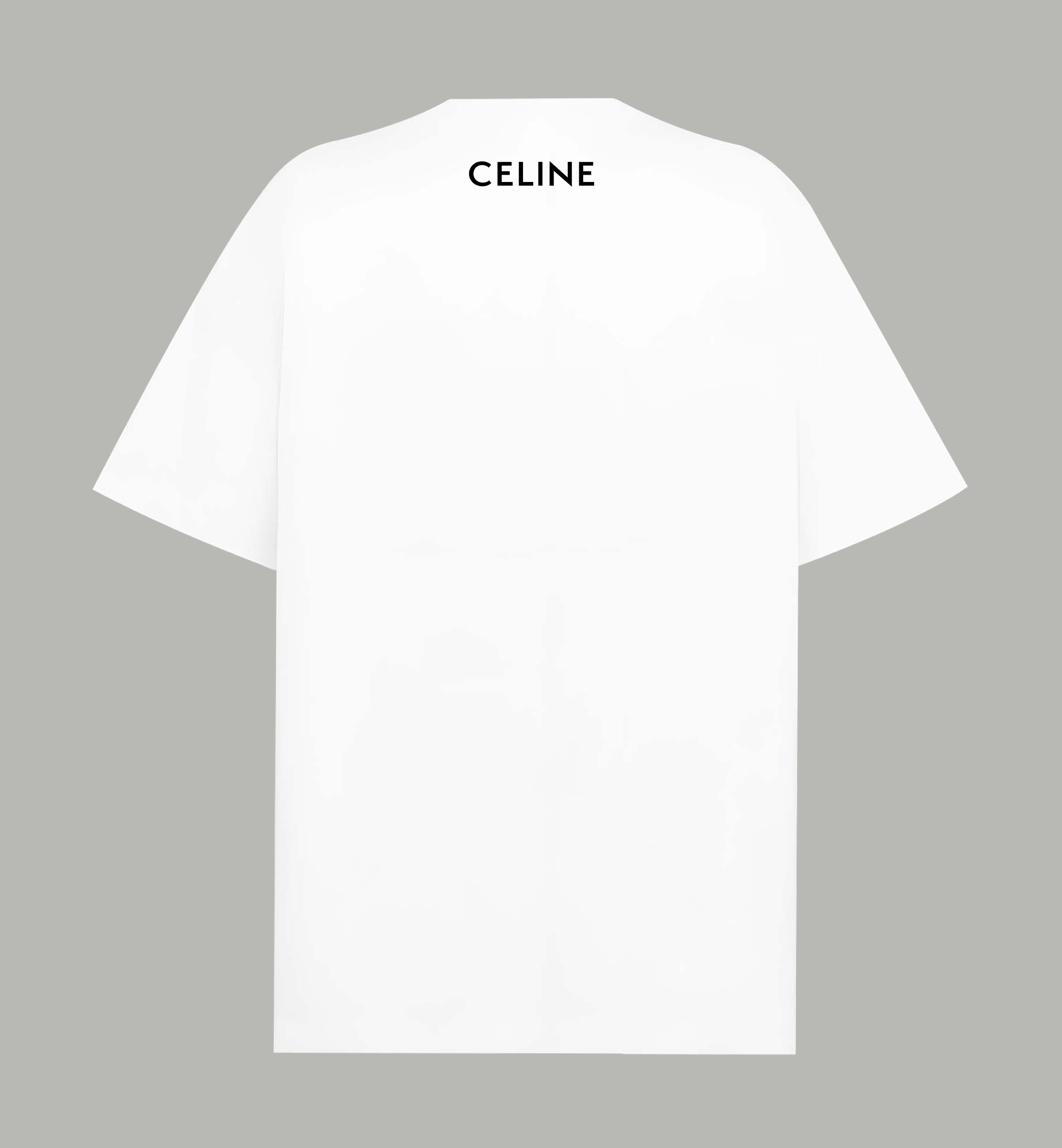 Celine Celine/ 赛琳 《 前后 字母logo》 印花双纱纯棉短袖