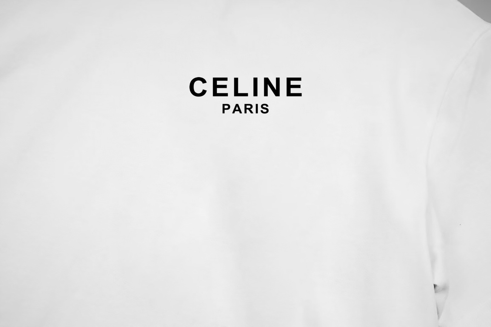 Celine Celine/ 赛琳 《 前后 字母logo》 印花双纱纯棉短袖