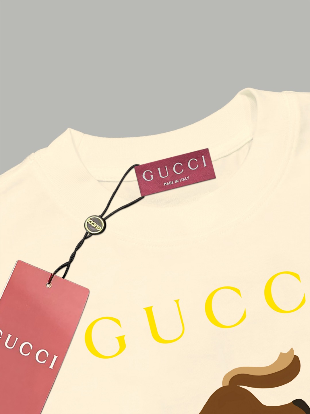 Gucci gucci/古驰《 马年限定星星小马logo》 印花双纱纯棉短袖