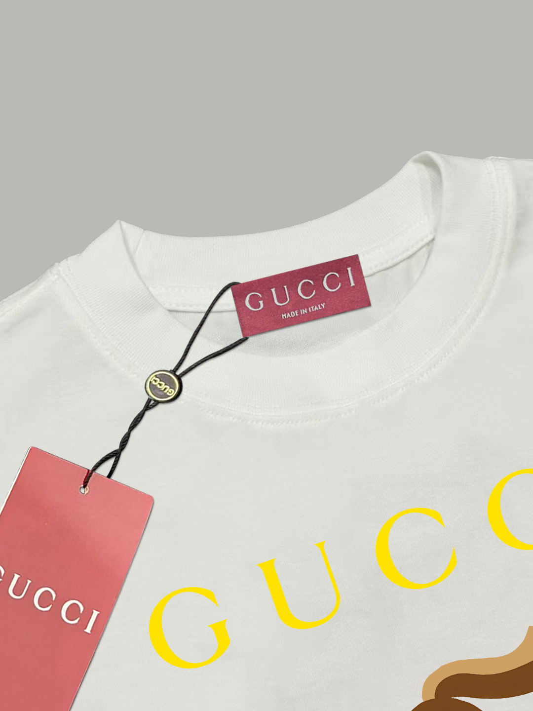Gucci gucci/古驰《 马年限定星星小马logo》 印花双纱纯棉短袖