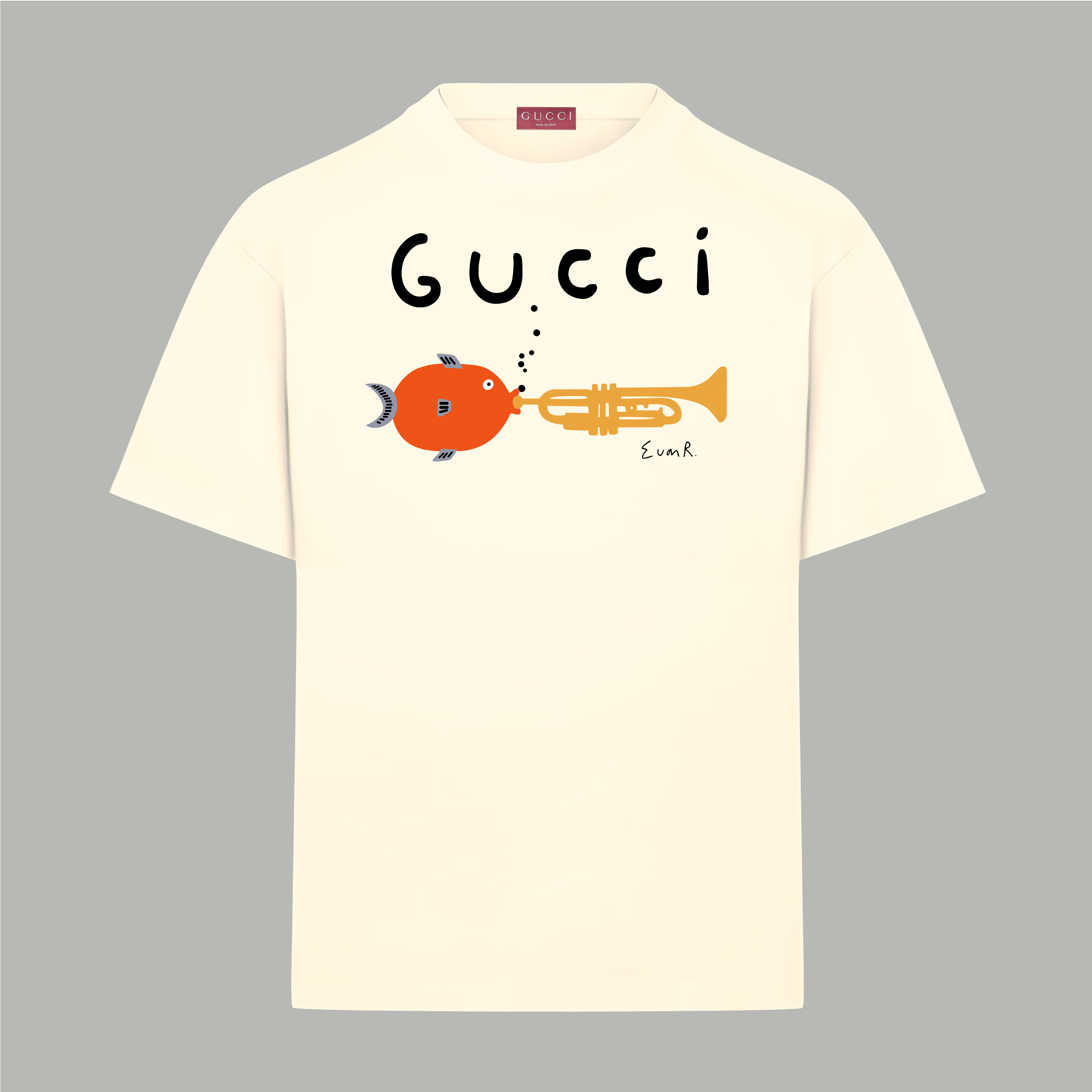 Gucci gucci/古驰《 卡通系列》 印花双纱纯棉短袖