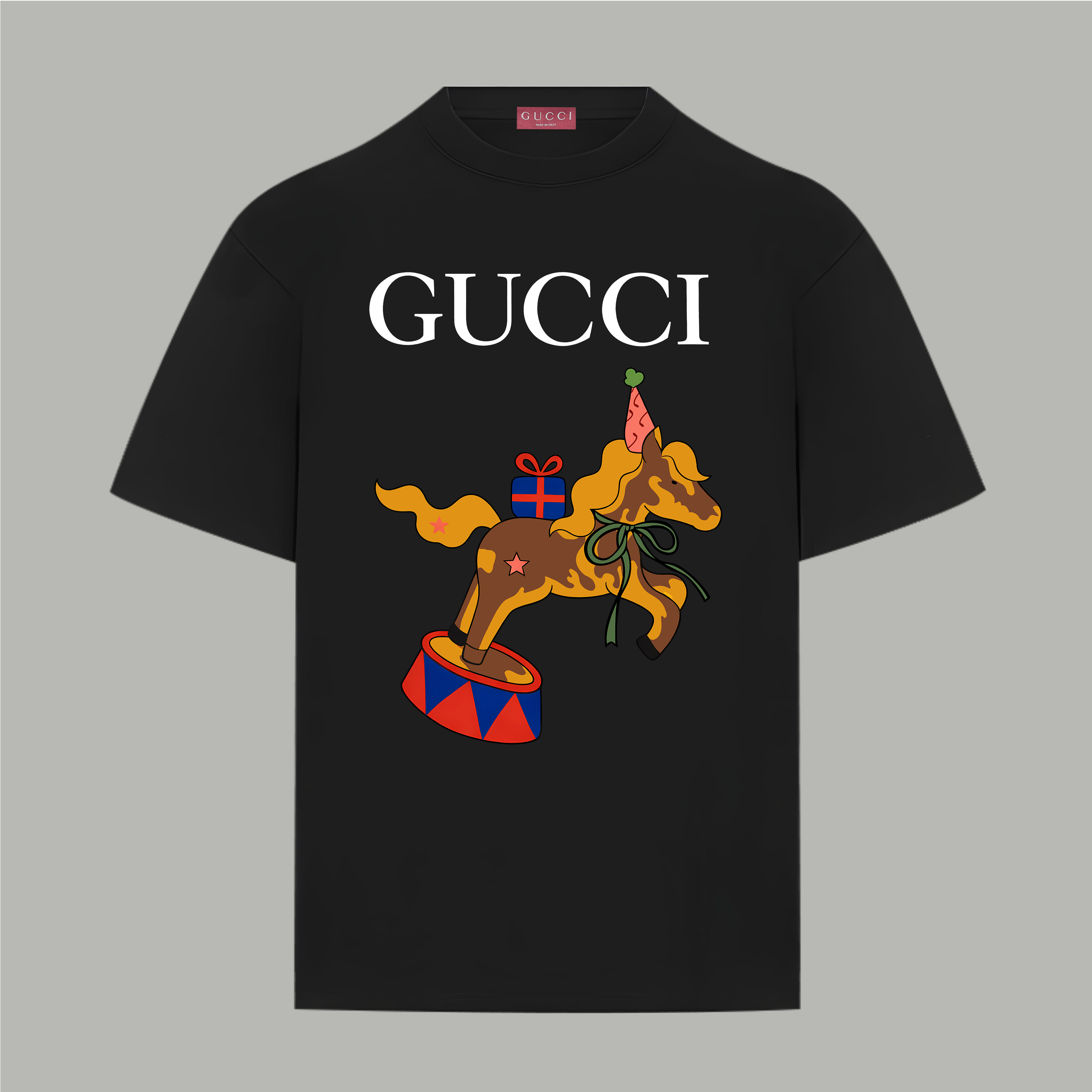 Gucci gucci/古驰《 卡通系列》 印花双纱纯棉短袖