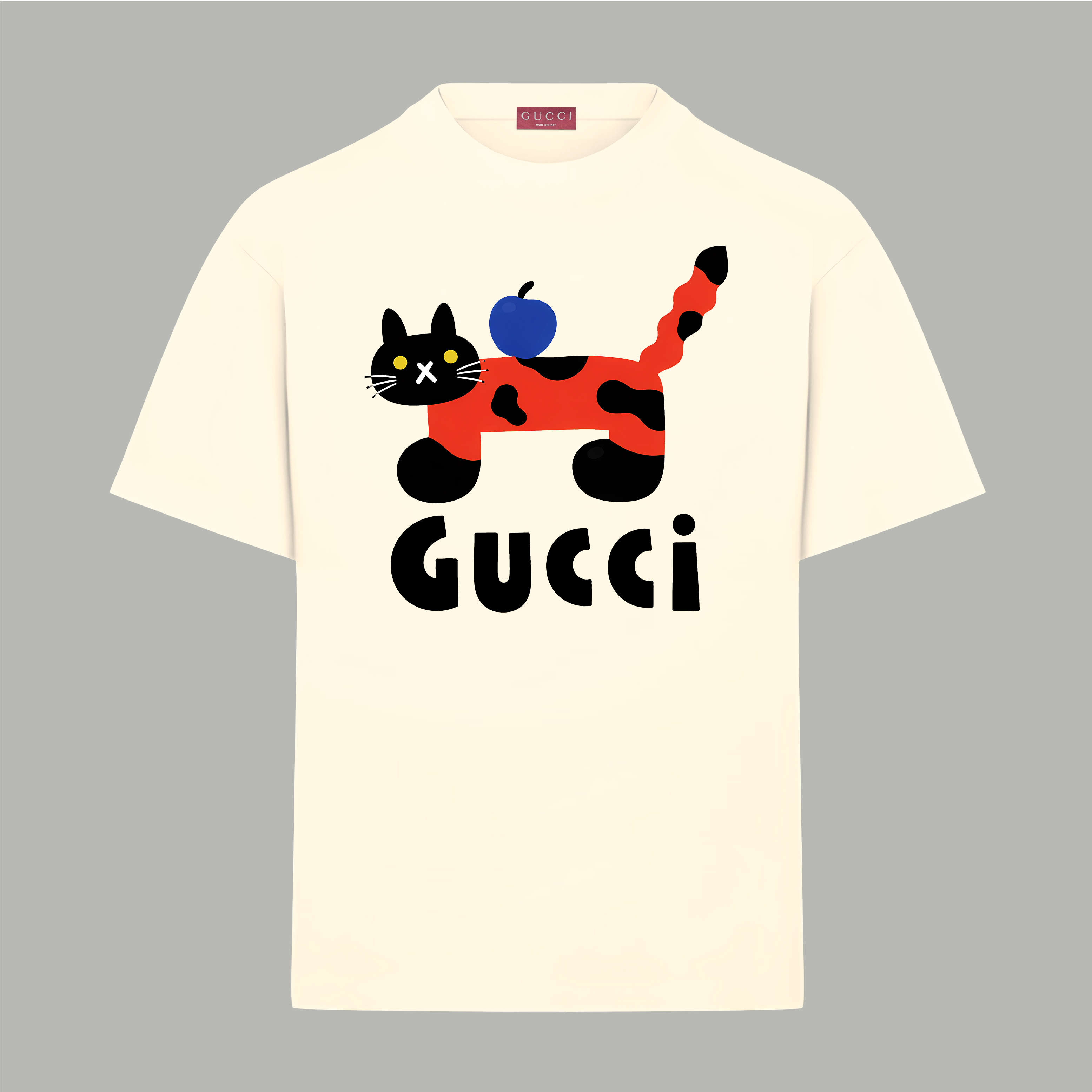 Gucci gucci/古驰《 卡通系列》 印花双纱纯棉短袖