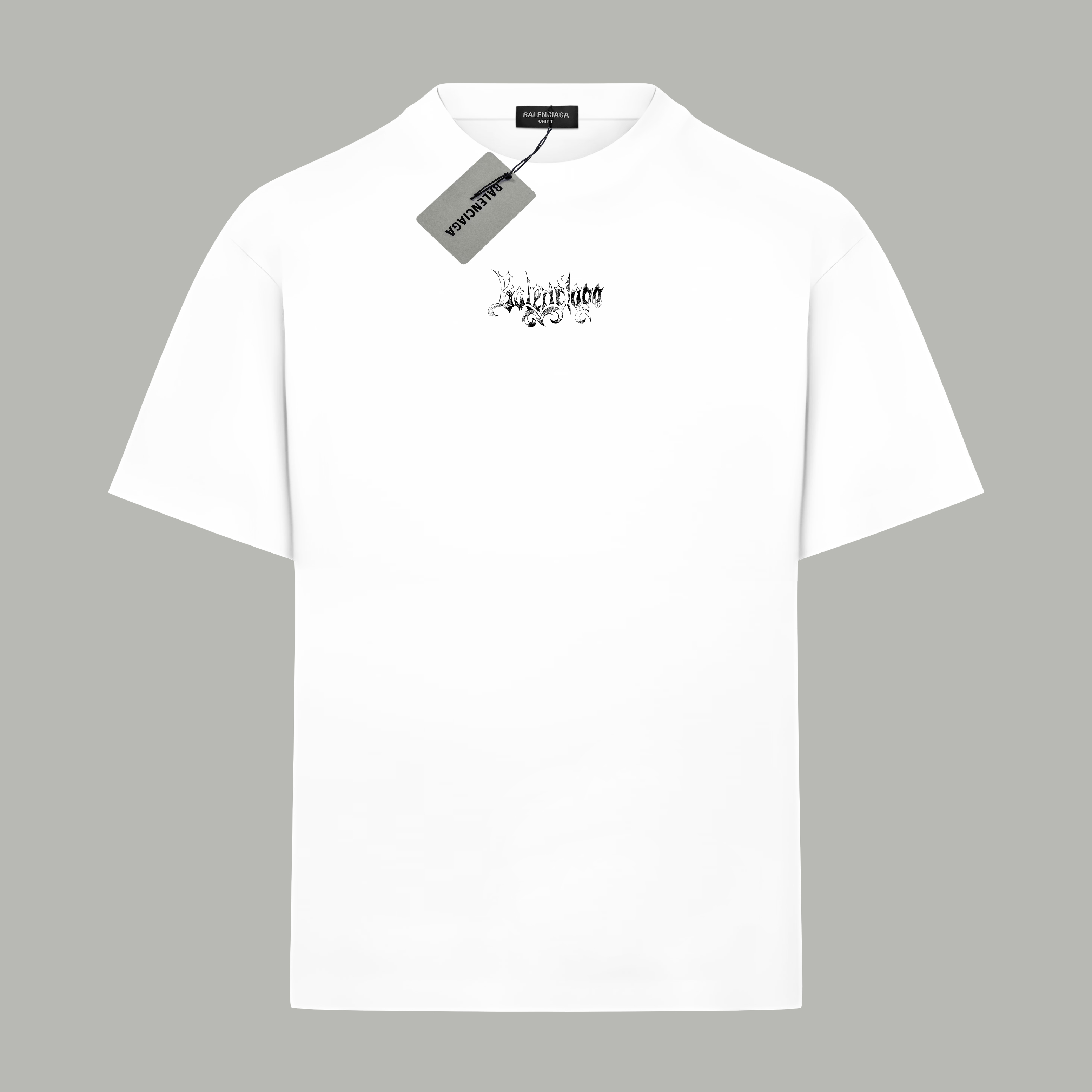 Balenciaga BALENCIAGA/巴黎世家《 限定秀款涂鸦logo字母》 印花双纱纯棉短袖