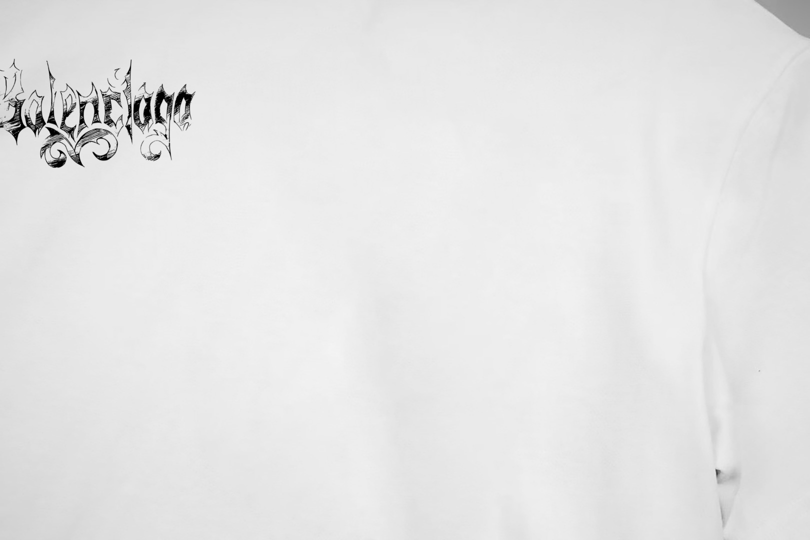 Balenciaga BALENCIAGA/巴黎世家《 限定秀款涂鸦logo字母》 印花双纱纯棉短袖