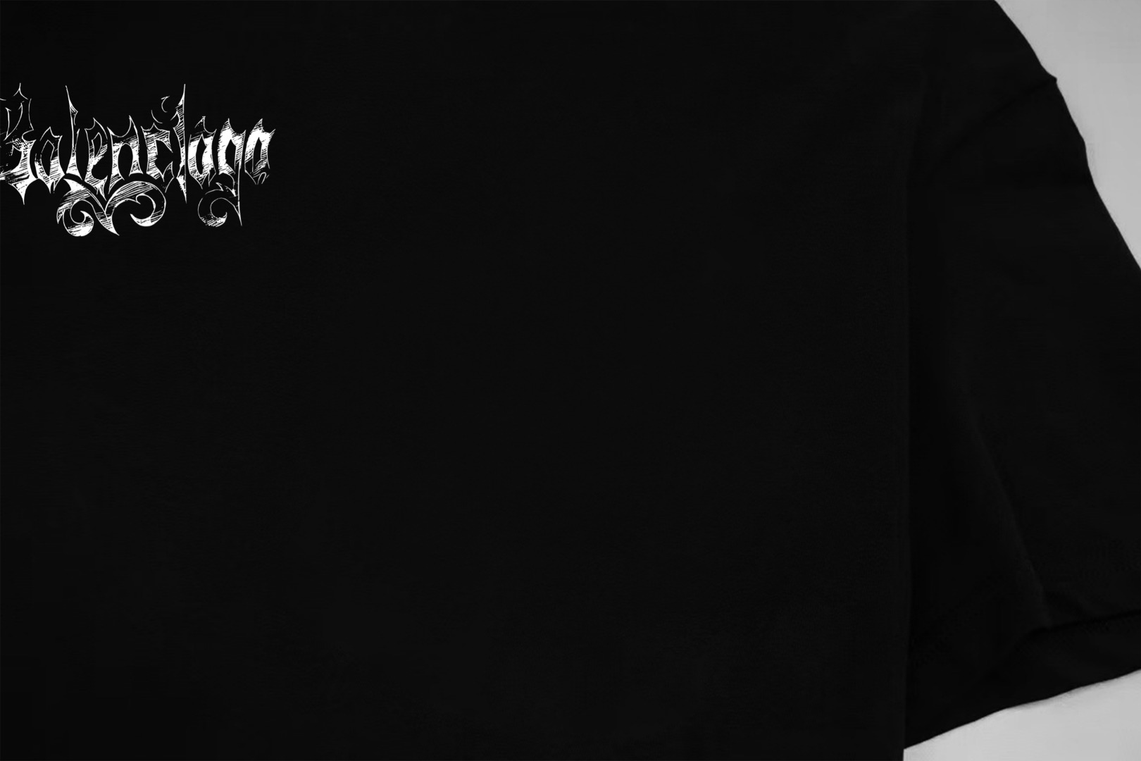 Balenciaga BALENCIAGA/巴黎世家《 限定秀款破损logo字母》 印花双纱纯棉短袖