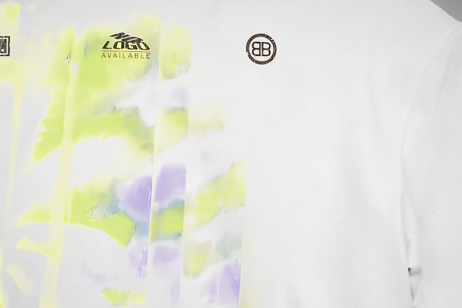 Balenciaga BALENCIAGA/巴黎世家《 限定秀款》 印花双纱纯棉短袖