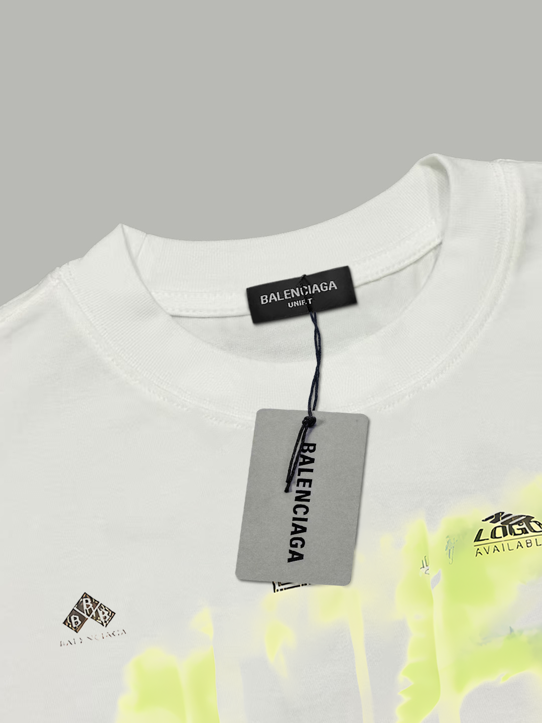 Balenciaga BALENCIAGA/巴黎世家《 限定秀款》 印花双纱纯棉短袖