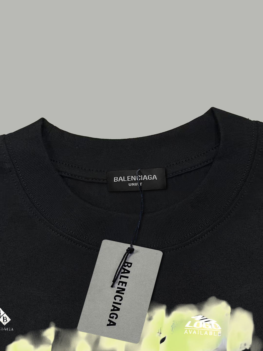 Balenciaga BALENCIAGA/巴黎世家《 限定秀款》 印花双纱纯棉短袖