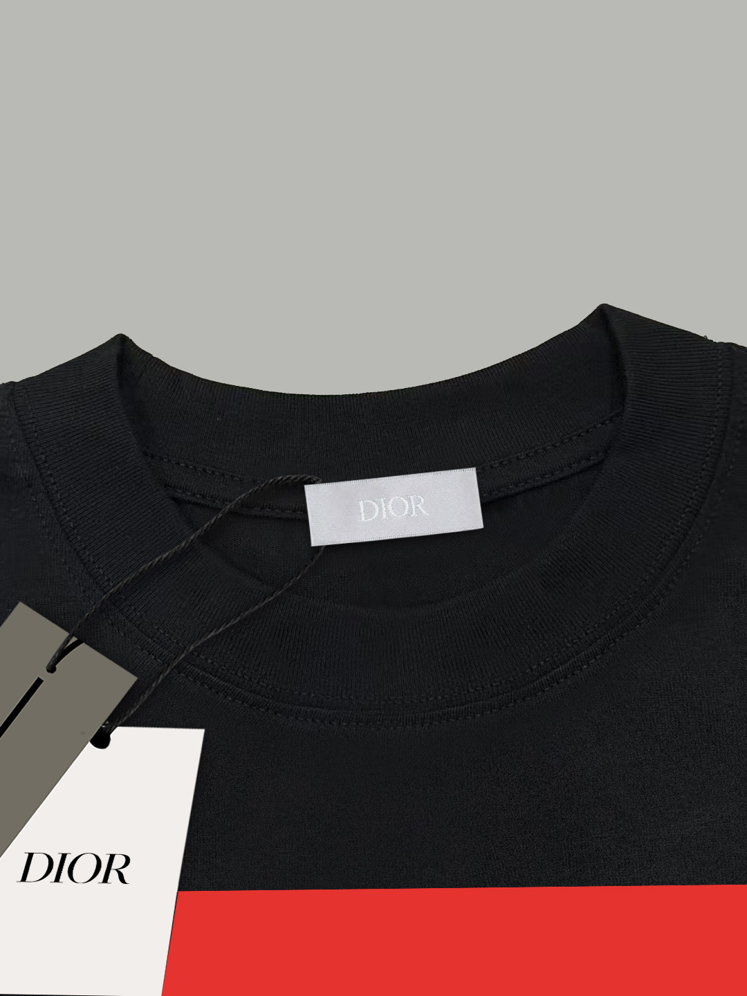 Dior Dior/迪奥 《 限定卡通人像logo字母》 印花双纱纯棉短袖