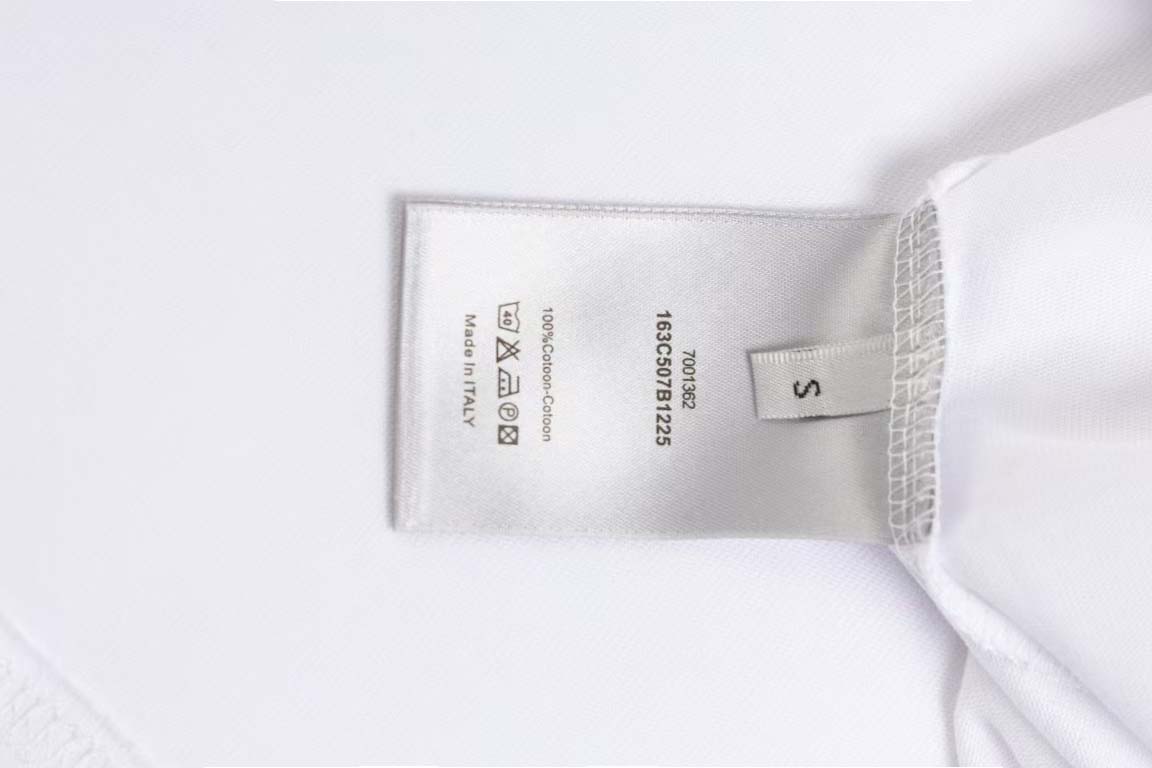 Dior Dior/迪奥 《 限定破损logo8号字母》 印花双纱纯棉短袖