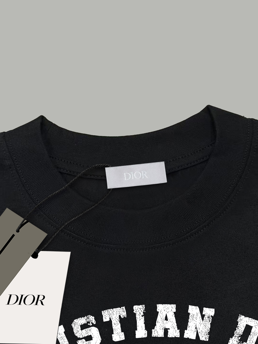 Dior Dior/迪奥 《 限定破损logo8号字母》 印花双纱纯棉短袖