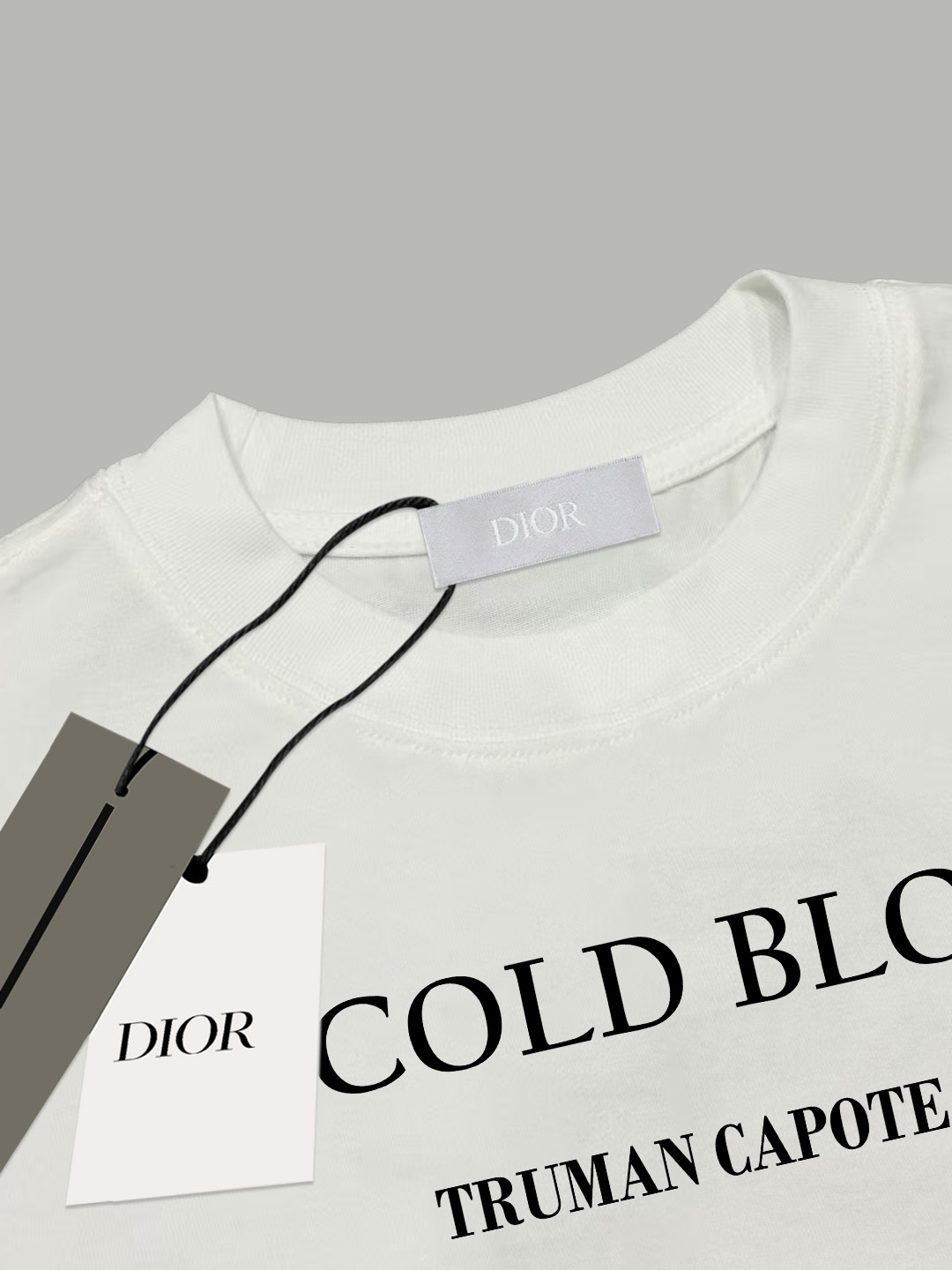 Dior Dior/迪奥 《 限定蛛网logo字母》 印花双纱纯棉短袖