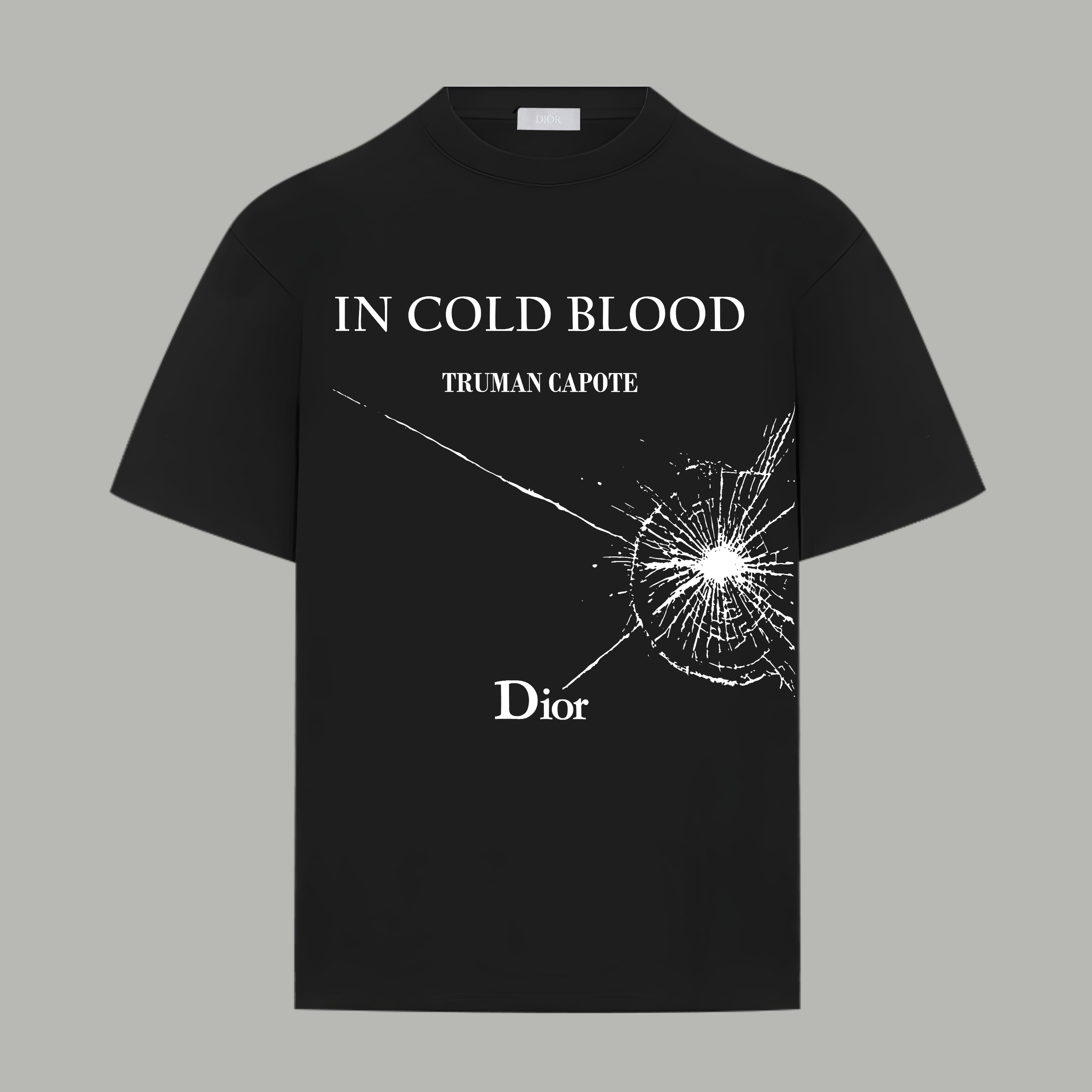 Dior Dior/迪奥 《 限定蛛网logo字母》 印花双纱纯棉短袖