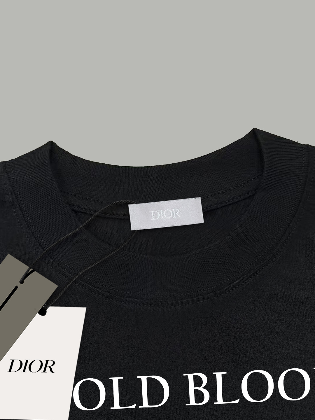 Dior Dior/迪奥 《 限定蛛网logo字母》 印花双纱纯棉短袖