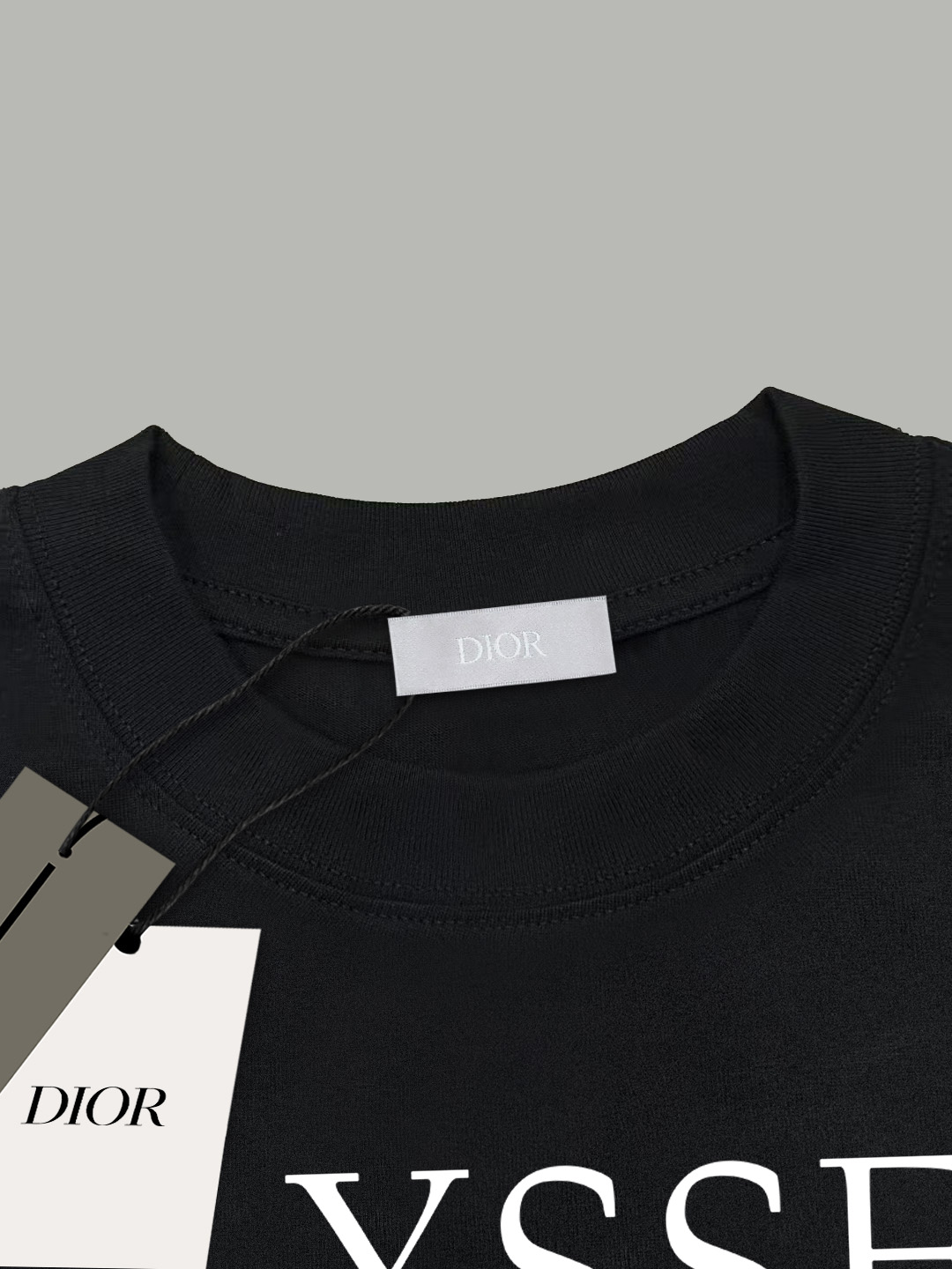Dior Dior/迪奥 《 限定秀款字母logo字母》 印花双纱纯棉短袖