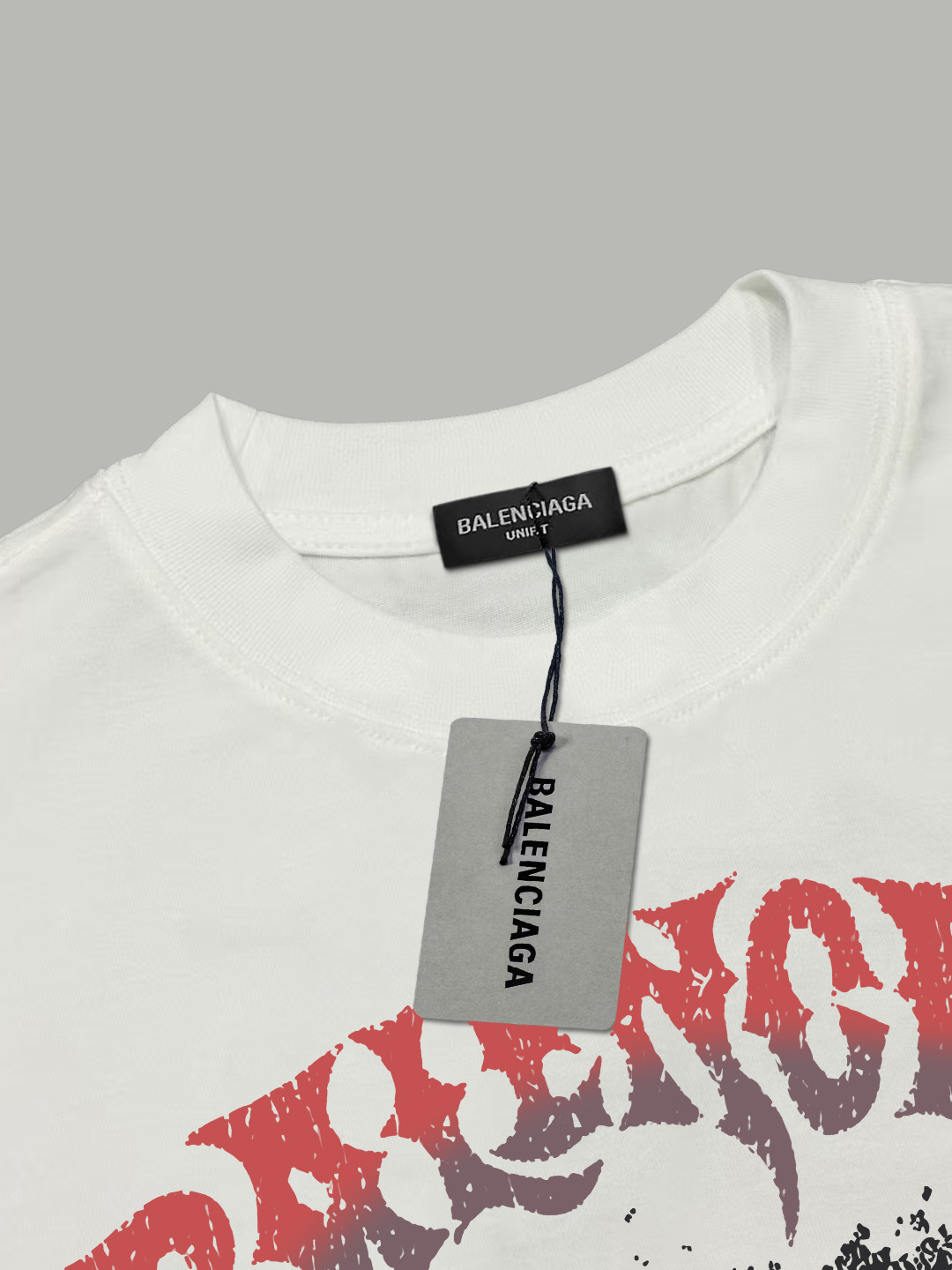 Balenciaga BALENCIAGA/巴黎世家《 海边系列限定秀款》 印花双纱纯棉短袖