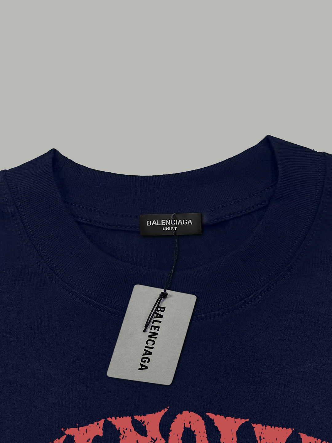 Balenciaga BALENCIAGA/巴黎世家《 海边系列限定秀款》 印花双纱纯棉短袖