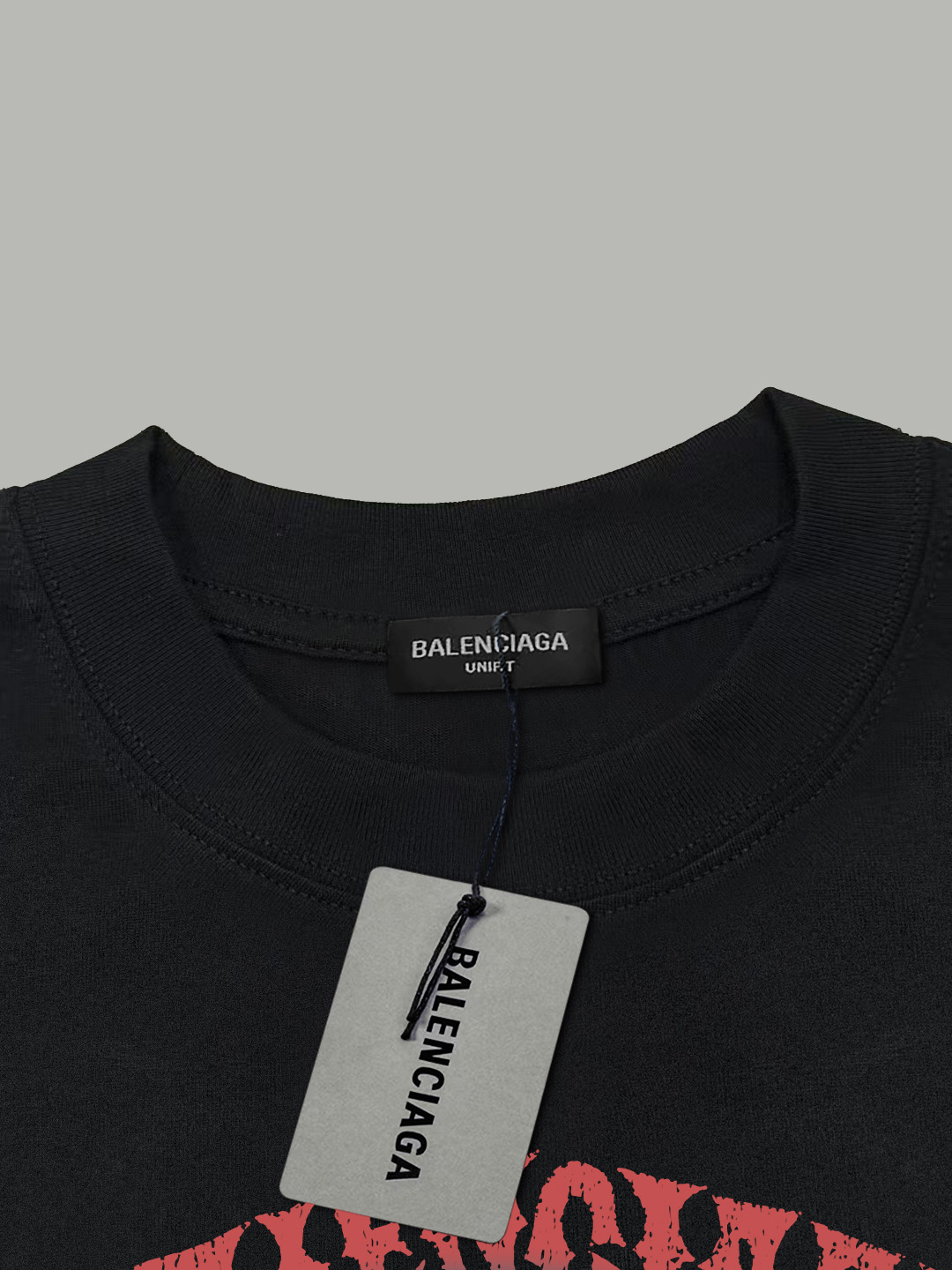 Balenciaga BALENCIAGA/巴黎世家《 海边系列限定秀款》 印花双纱纯棉短袖