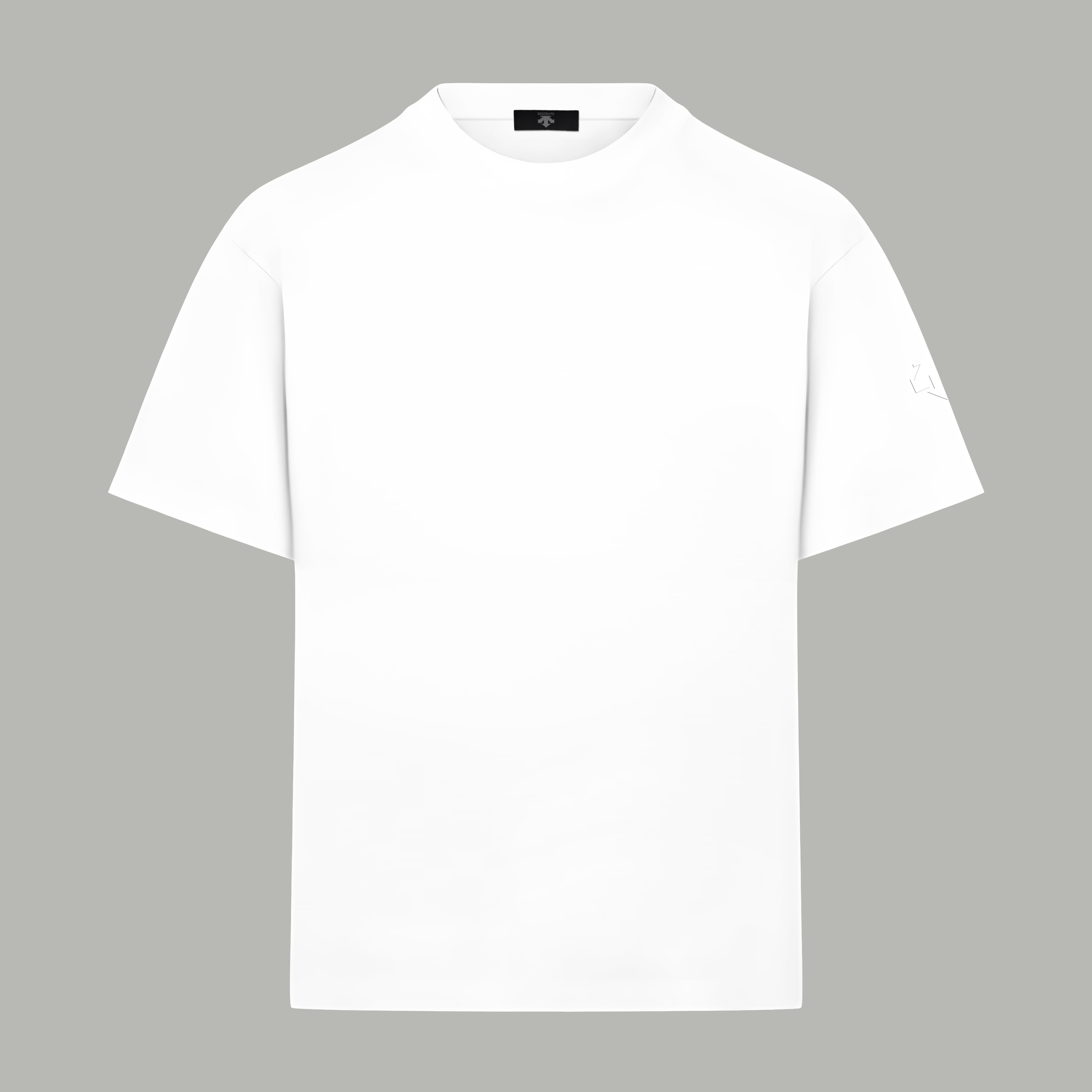 Descente DESCENTE/迪桑特 《 手臂 硅胶箭头logo》 双纱纯棉短袖