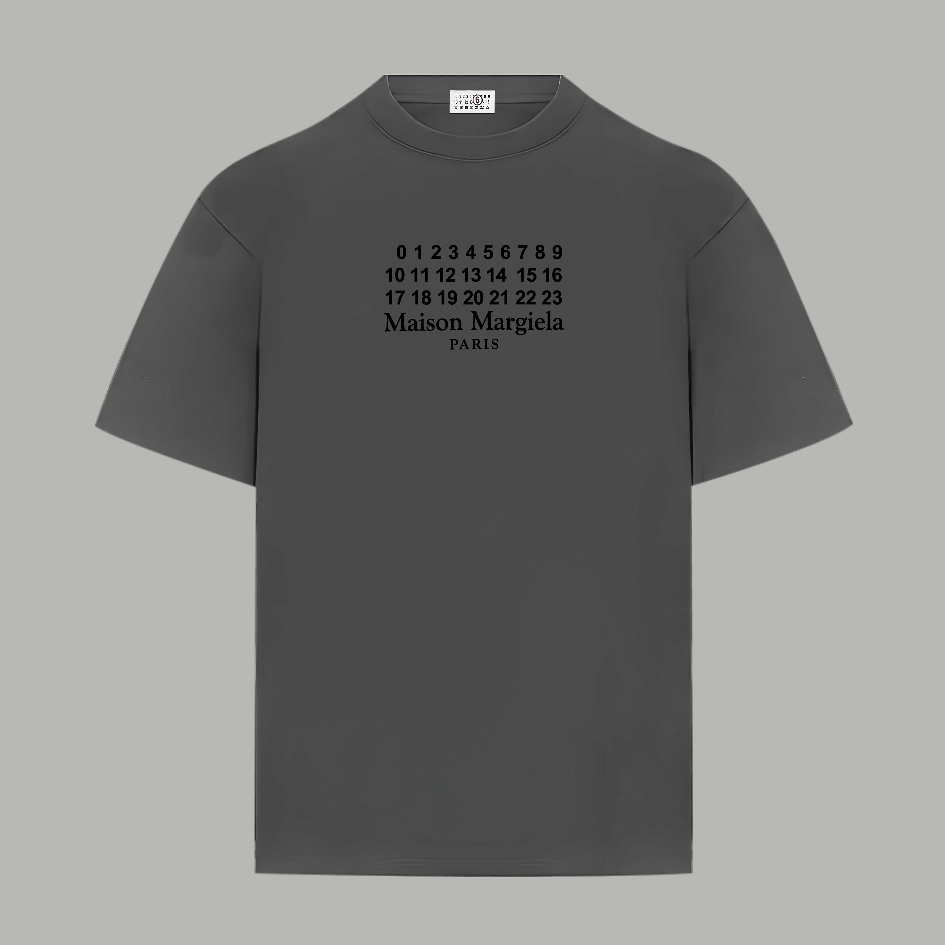 Maison Margiela Magiera MM6/马吉拉 《 数字logo》 印花双纱纯棉短袖