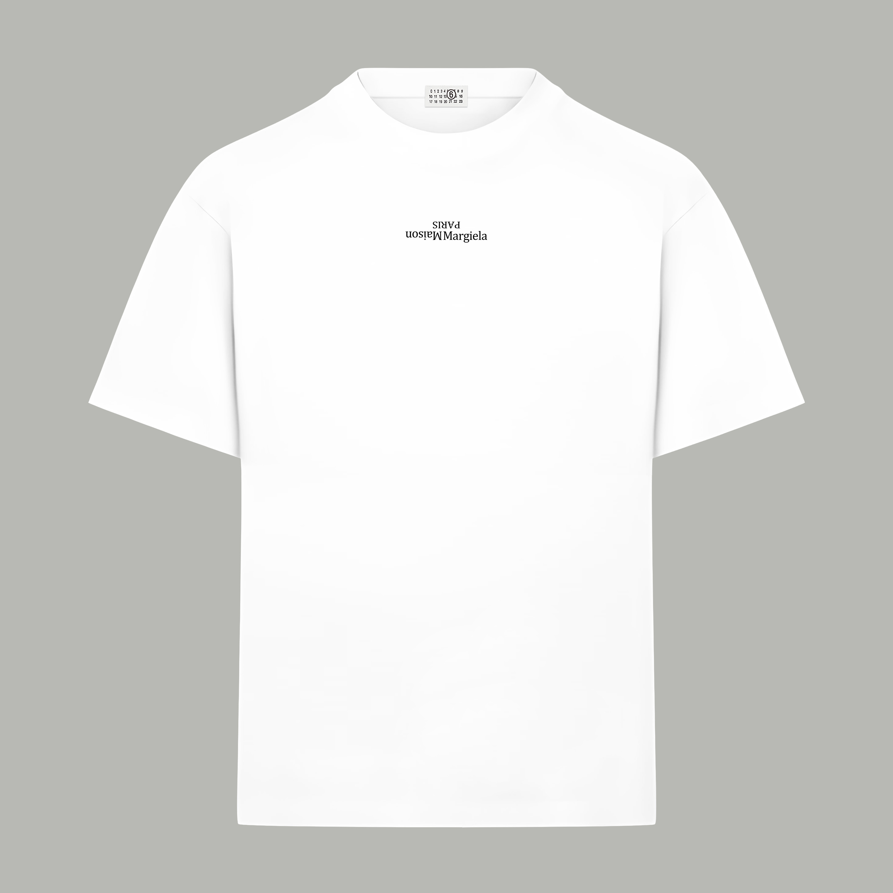 Maison Margiela Magiera MM6/马吉拉 《 数字logo》 印花双纱纯棉短袖