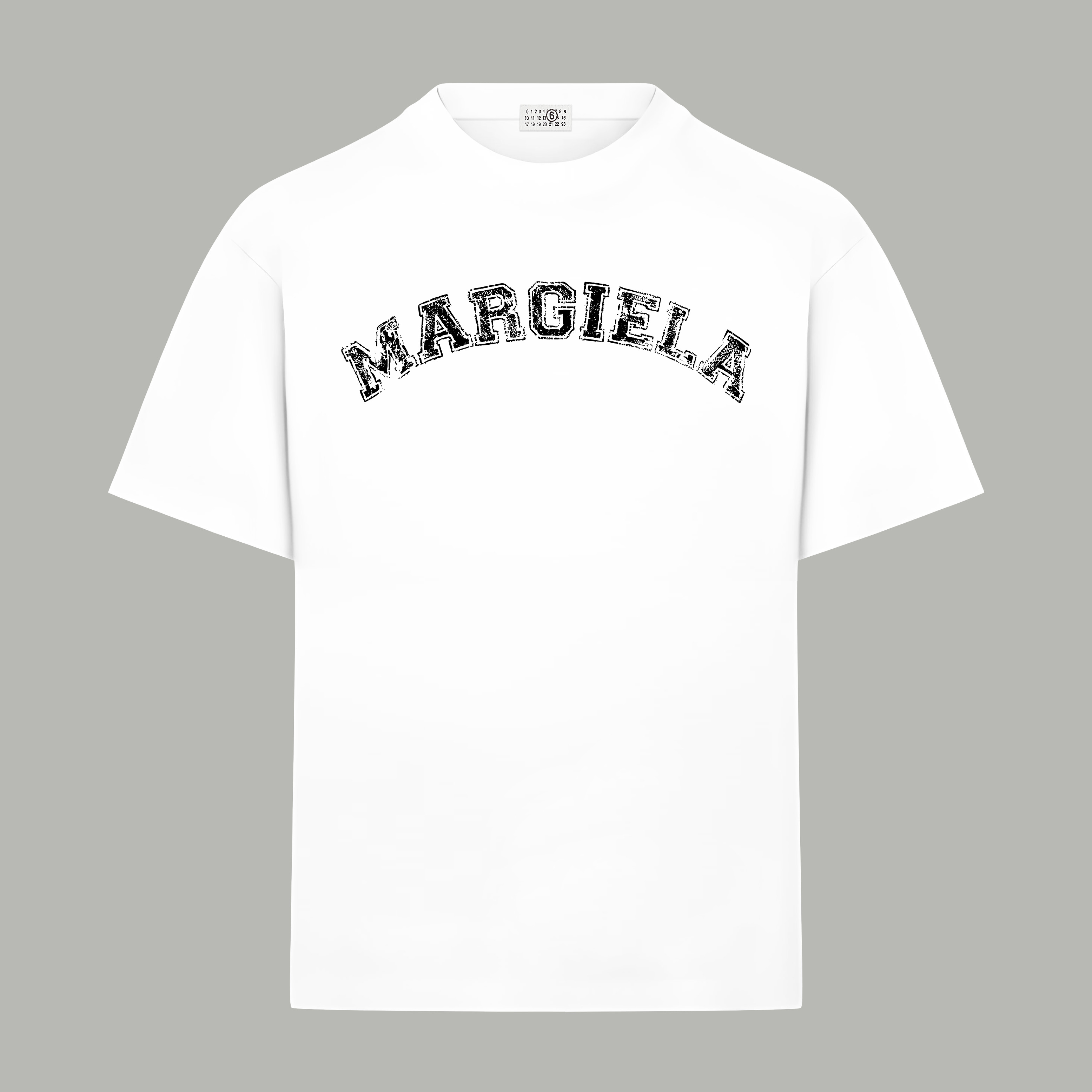 Maison Margiela Magiera MM6/马吉拉 《 数字logo》 印花双纱纯棉短袖