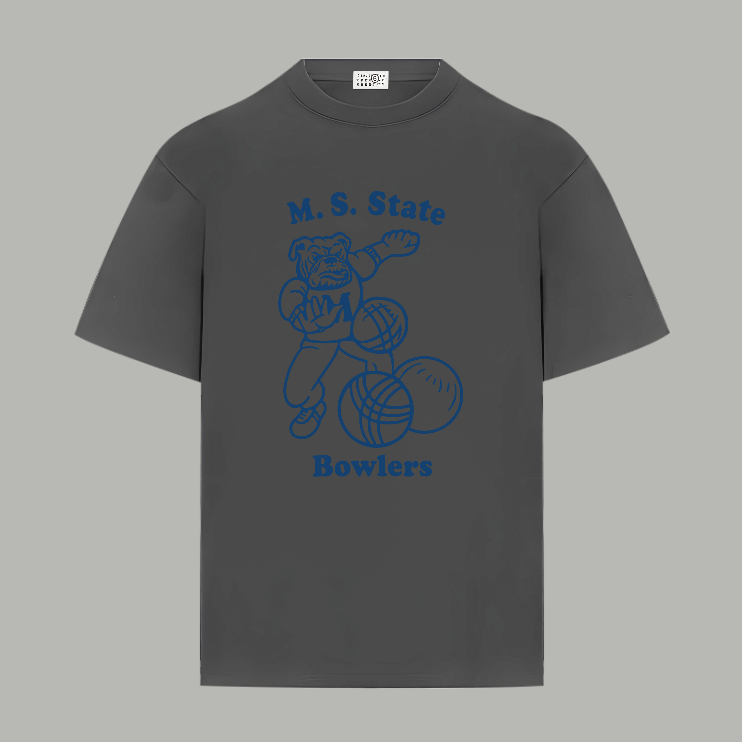 Maison Margiela Magiera MM6/马吉拉 《 数字logo》 印花双纱纯棉短袖