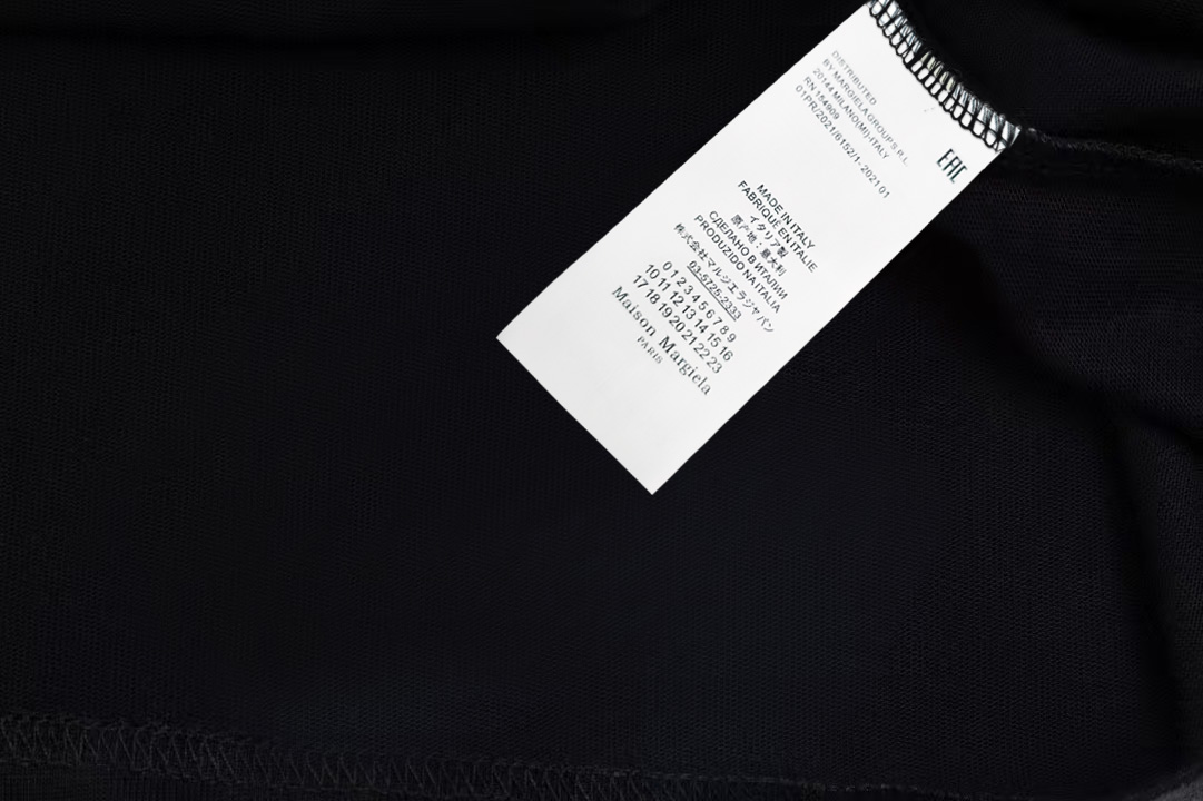 Maison Margiela Magiera MM6/马吉拉 《 涂鸦数字logo》 印花双纱纯棉短袖