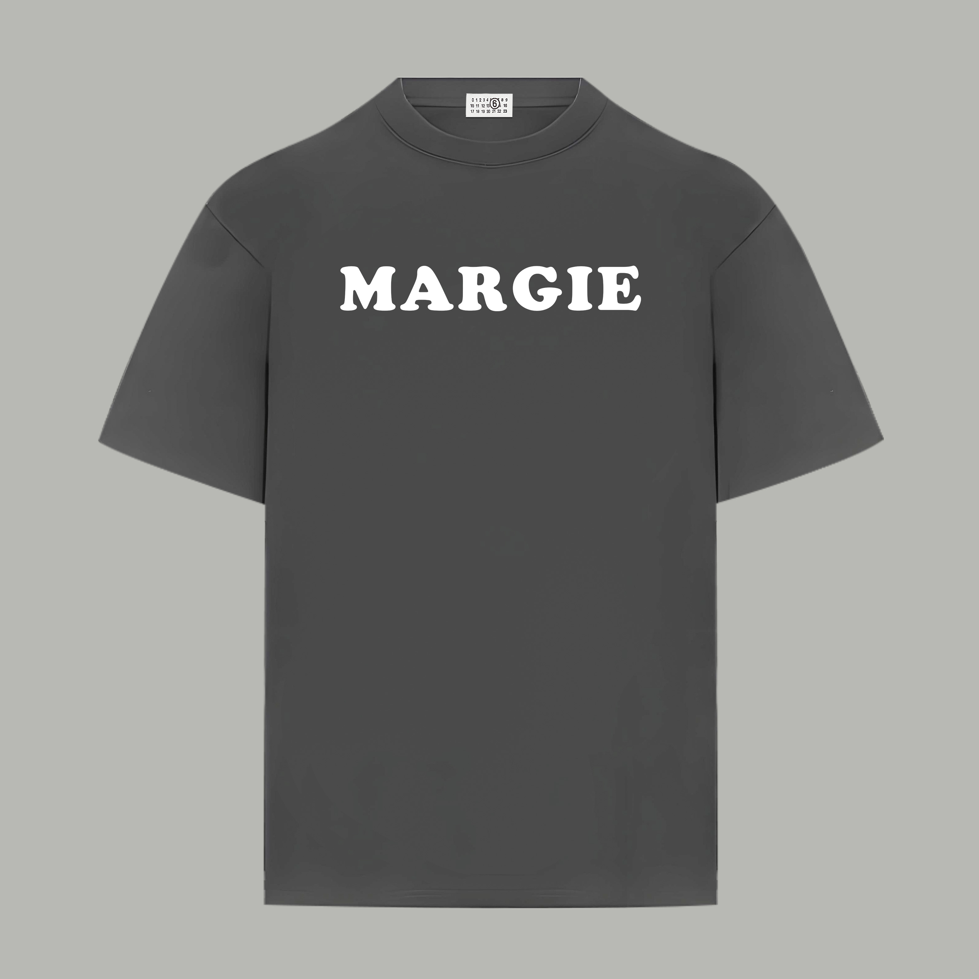 Maison Margiela Magiera MM6/马吉拉 《 数字字母logo》 印花双纱纯棉短袖