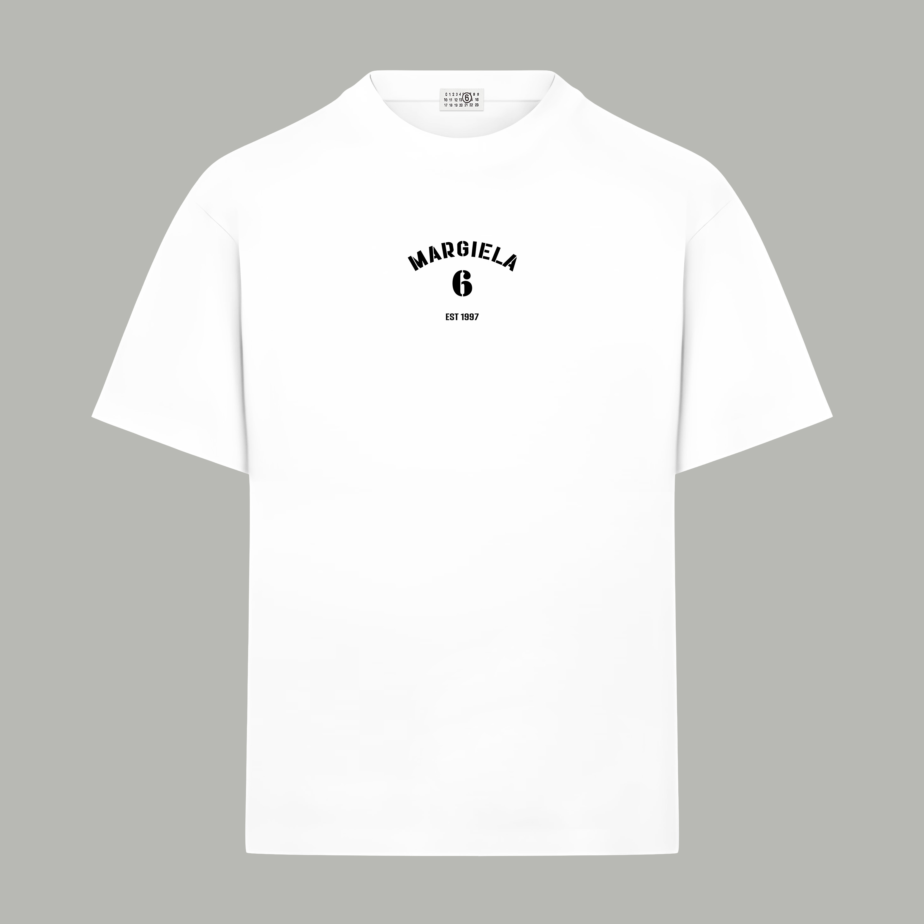 Maison Margiela Magiera MM6/马吉拉 《 数字字母logo》 印花双纱纯棉短袖