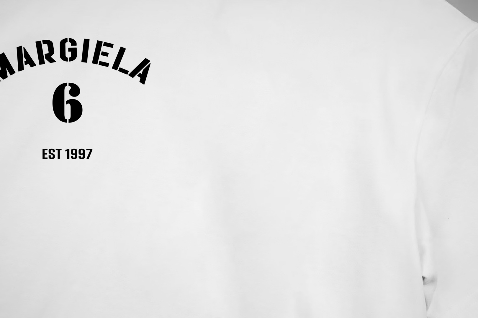 Maison Margiela Magiera MM6/马吉拉 《 数字字母logo》 印花双纱纯棉短袖
