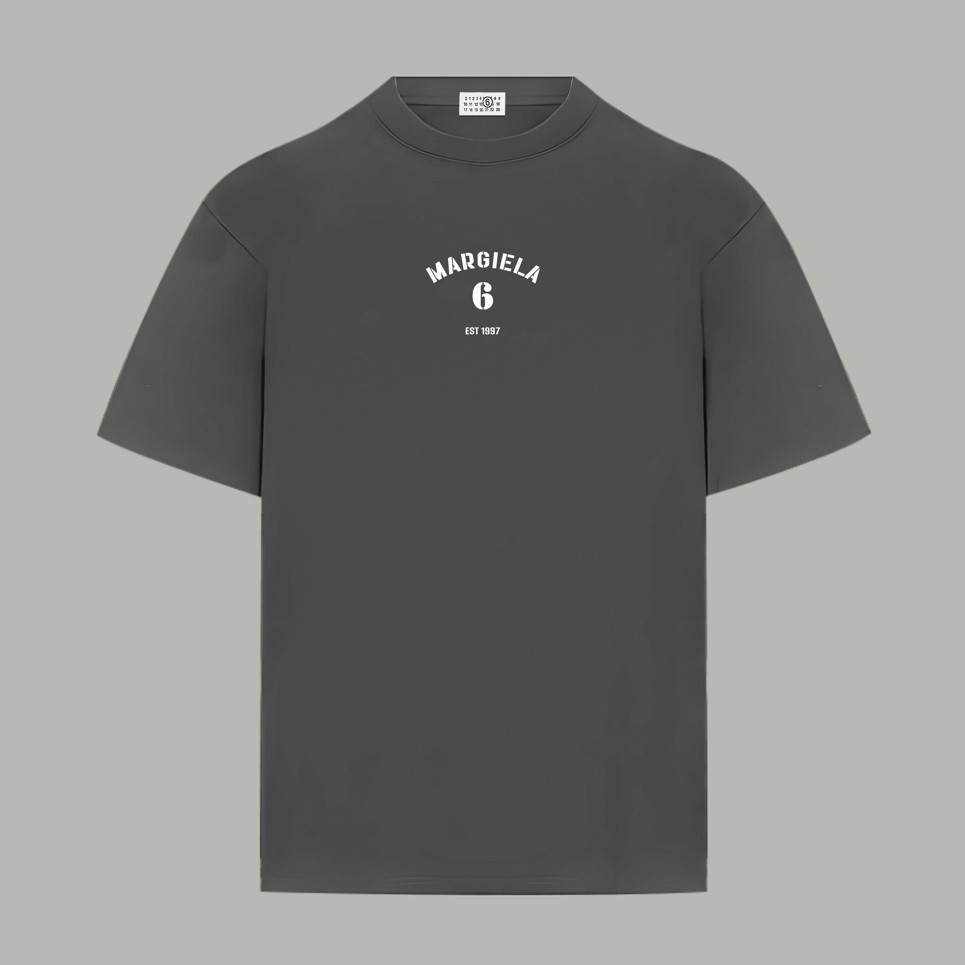 Maison Margiela Magiera MM6/马吉拉 《 数字字母logo》 印花双纱纯棉短袖