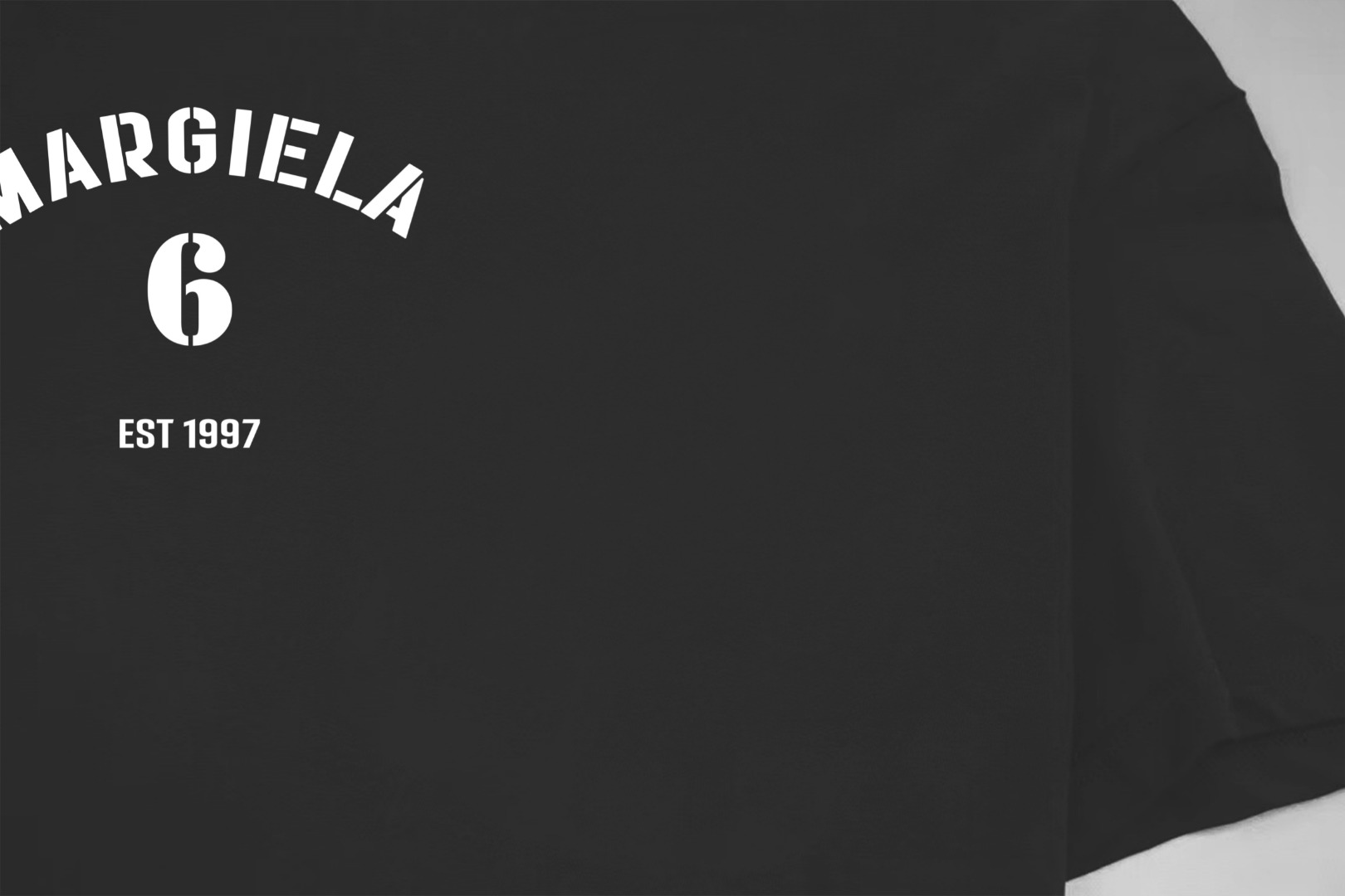 Maison Margiela Magiera MM6/马吉拉 《 数字字母logo》 印花双纱纯棉短袖