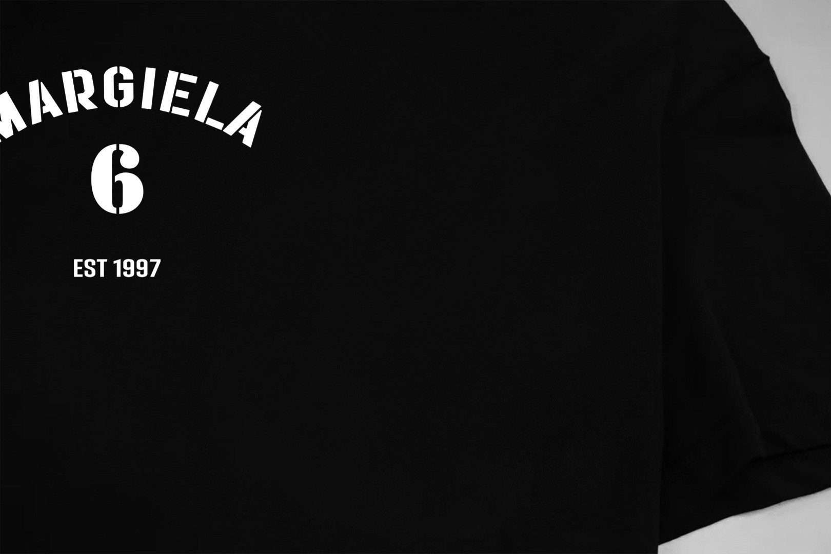 Maison Margiela Magiera MM6/马吉拉 《 数字字母logo》 印花双纱纯棉短袖