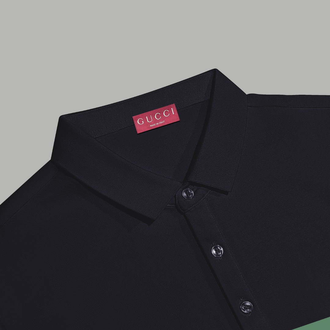 Gucci 款式： gucci/古驰 翻领Polo衫短袖