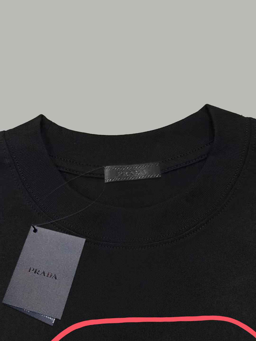 Prada Prada/普拉达 《 湖边风景》 印花双纱纯棉短袖