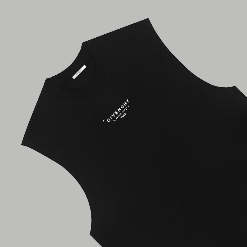 Givenchy GIVENCHY/纪梵希 《 字母logo》 印花双纱纯棉无袖背心